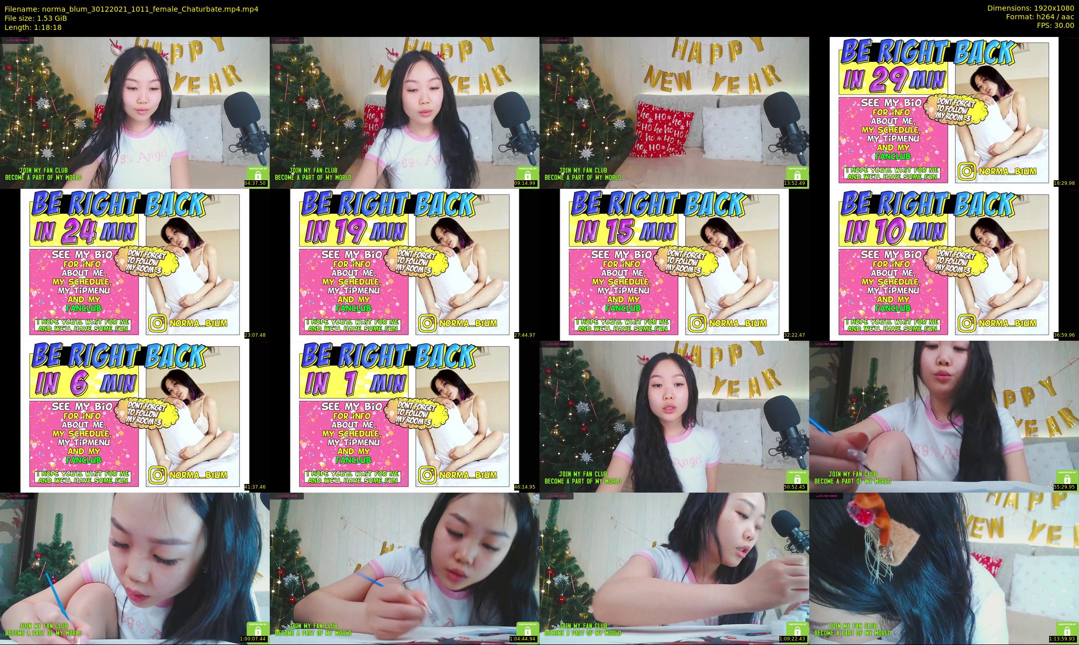 norma_blum — 79 minute Chaturbate female cam show recording, 1080p, Dec 30, 2021