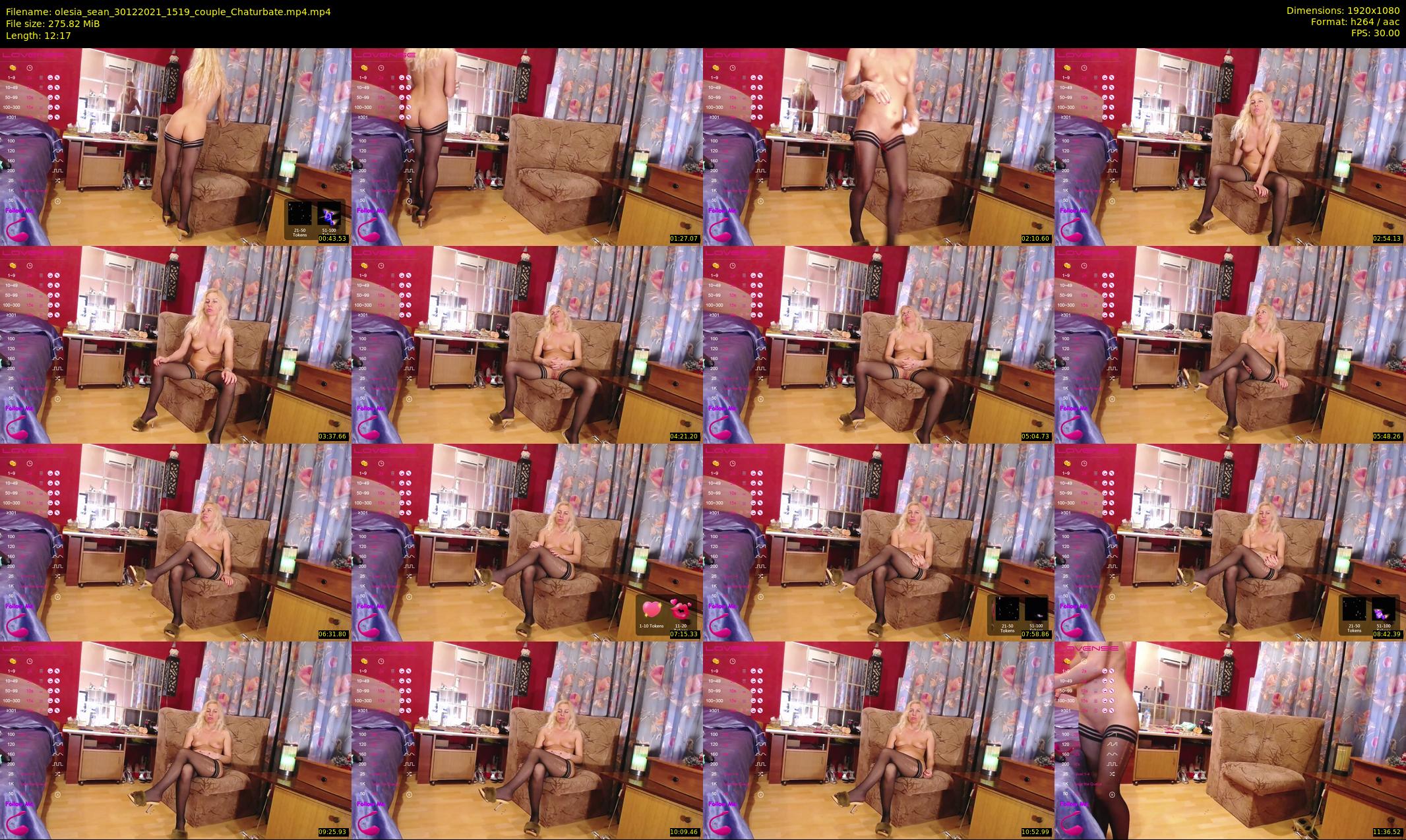 olesia_sean — 13 minute Chaturbate couple cam show recording, 1080p, Dec 30, 2021