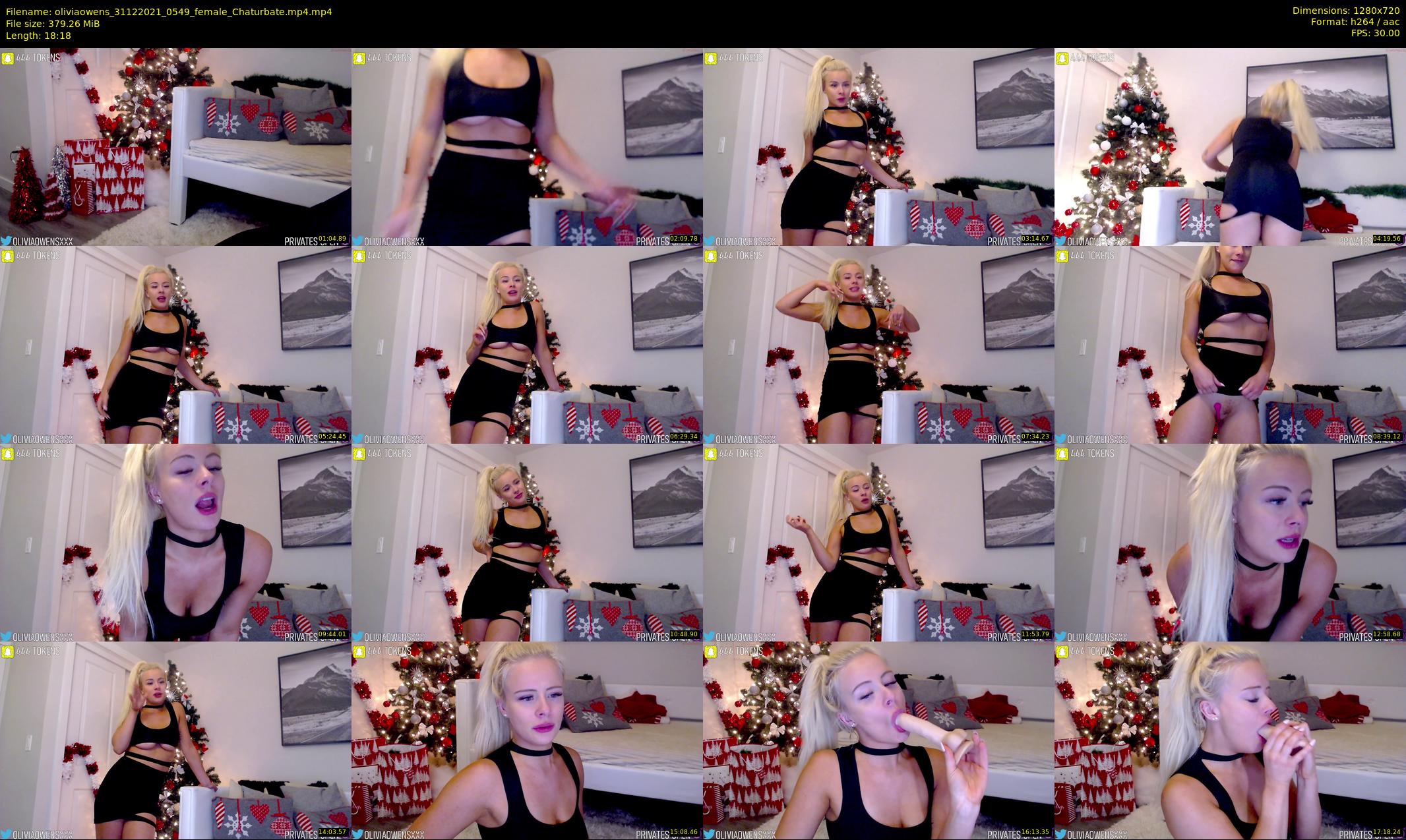 oliviaowens — 19 minute Chaturbate female cam show recording, 720p, Dec 31, 2021