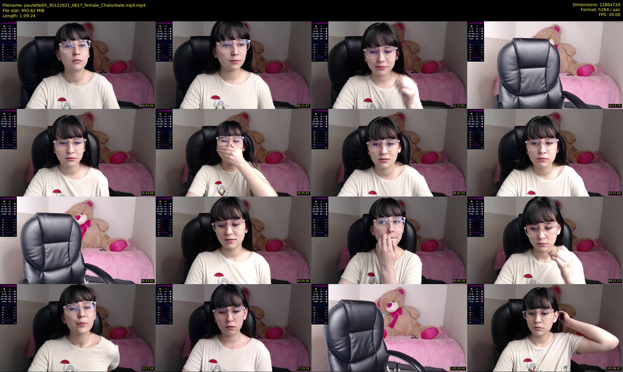 paulette65 — 70 minute Chaturbate female cam show recording, 720p, Dec 30, 2021