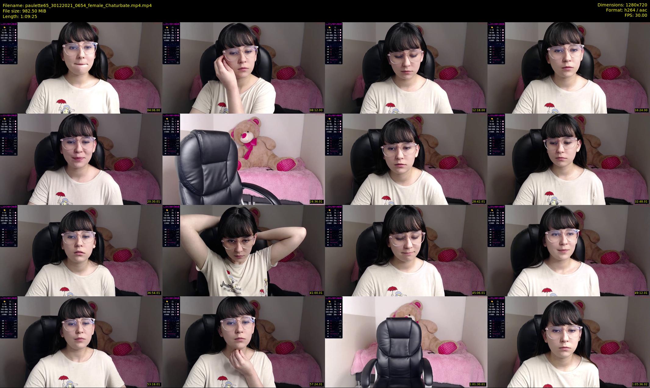 paulette65 — 70 minute Chaturbate female cam show recording, 720p, Dec 30, 2021