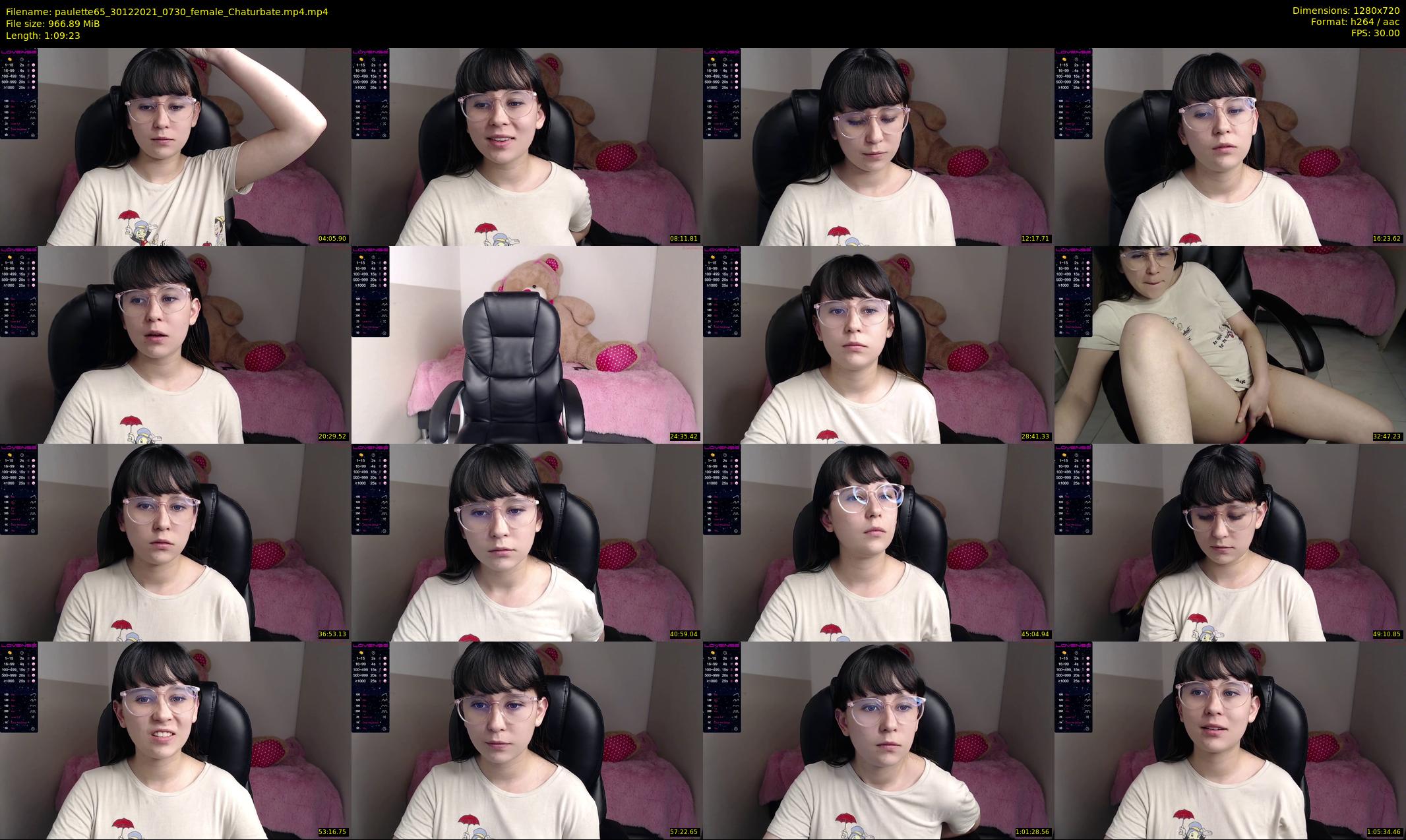 paulette65 — 70 minute Chaturbate female cam show recording, 720p, Dec 30, 2021