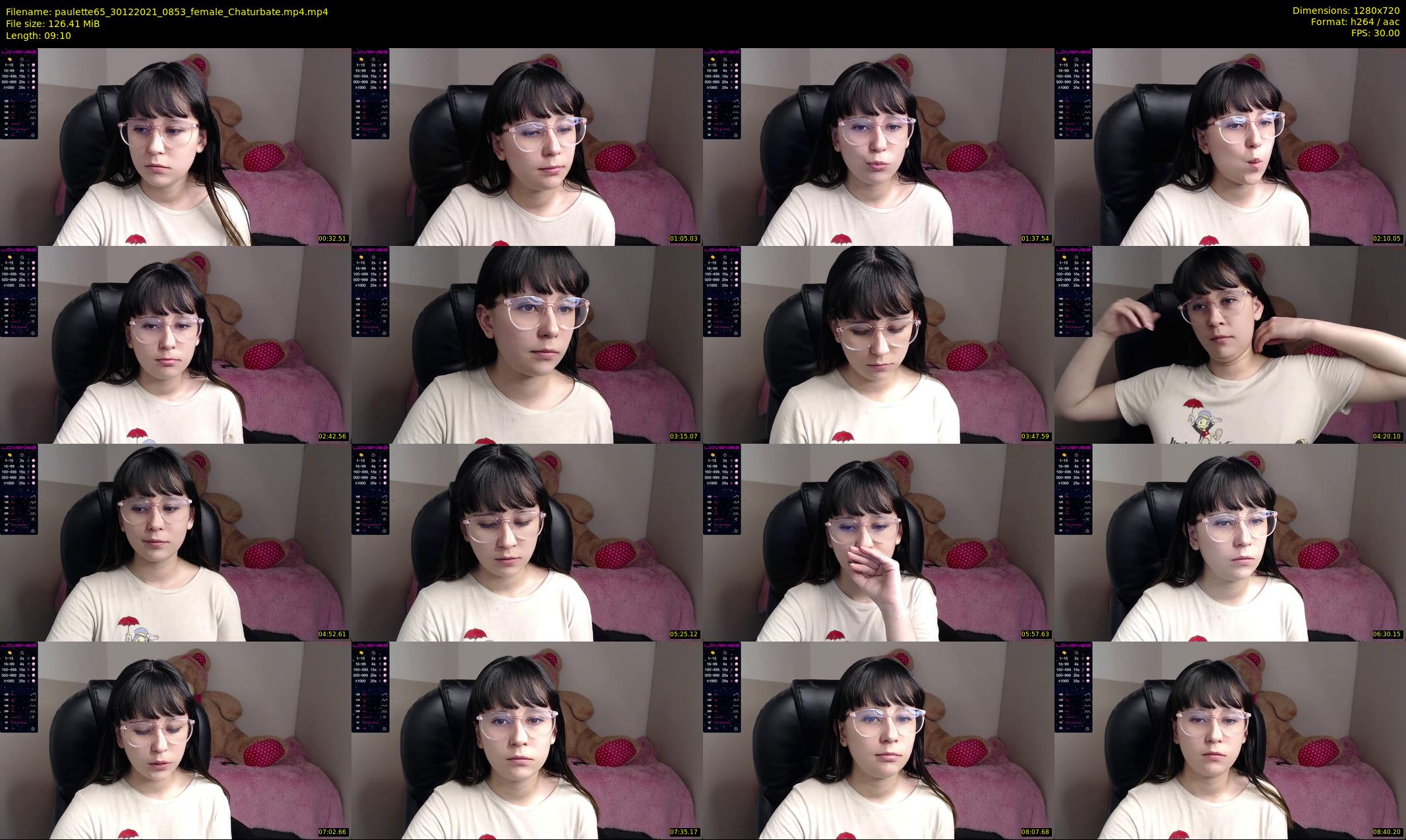 paulette65 — 10 minute Chaturbate female cam show recording, 720p, Dec 30, 2021