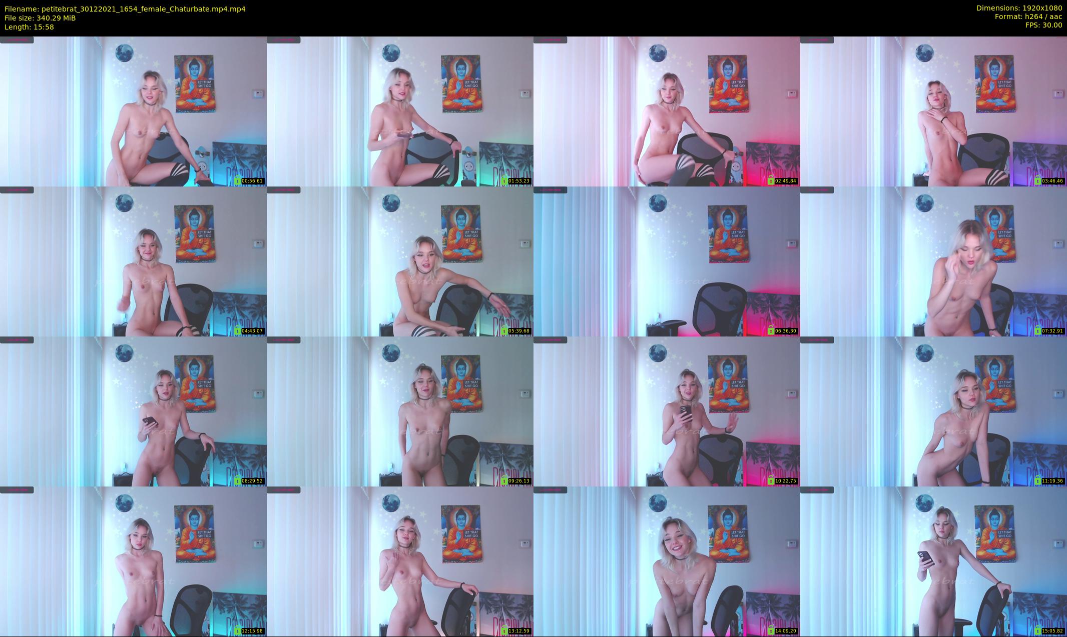 petitebrat — 16 minute Chaturbate female cam show recording, 1080p, Dec 30, 2021