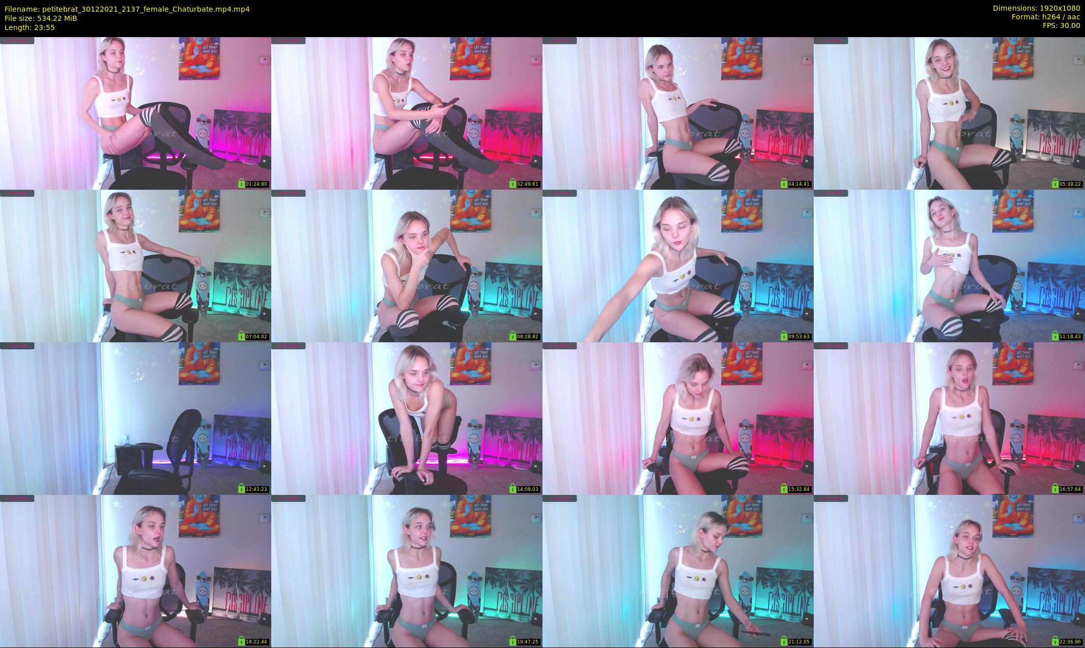 petitebrat — 24 minute Chaturbate female cam show recording, 1080p, Dec 30, 2021