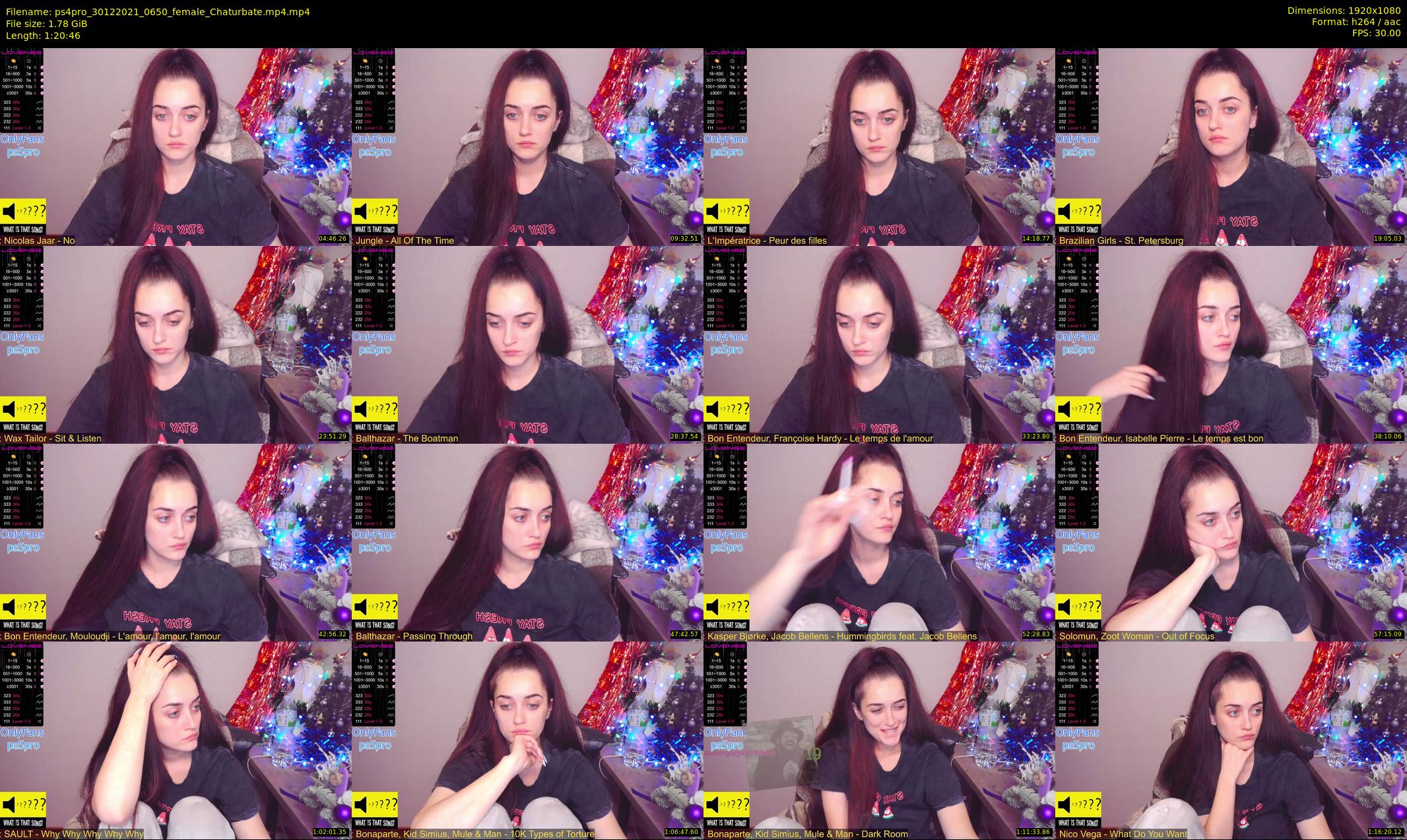 ps4pro — 81 minute Chaturbate female cam show recording, 1080p, Dec 30, 2021