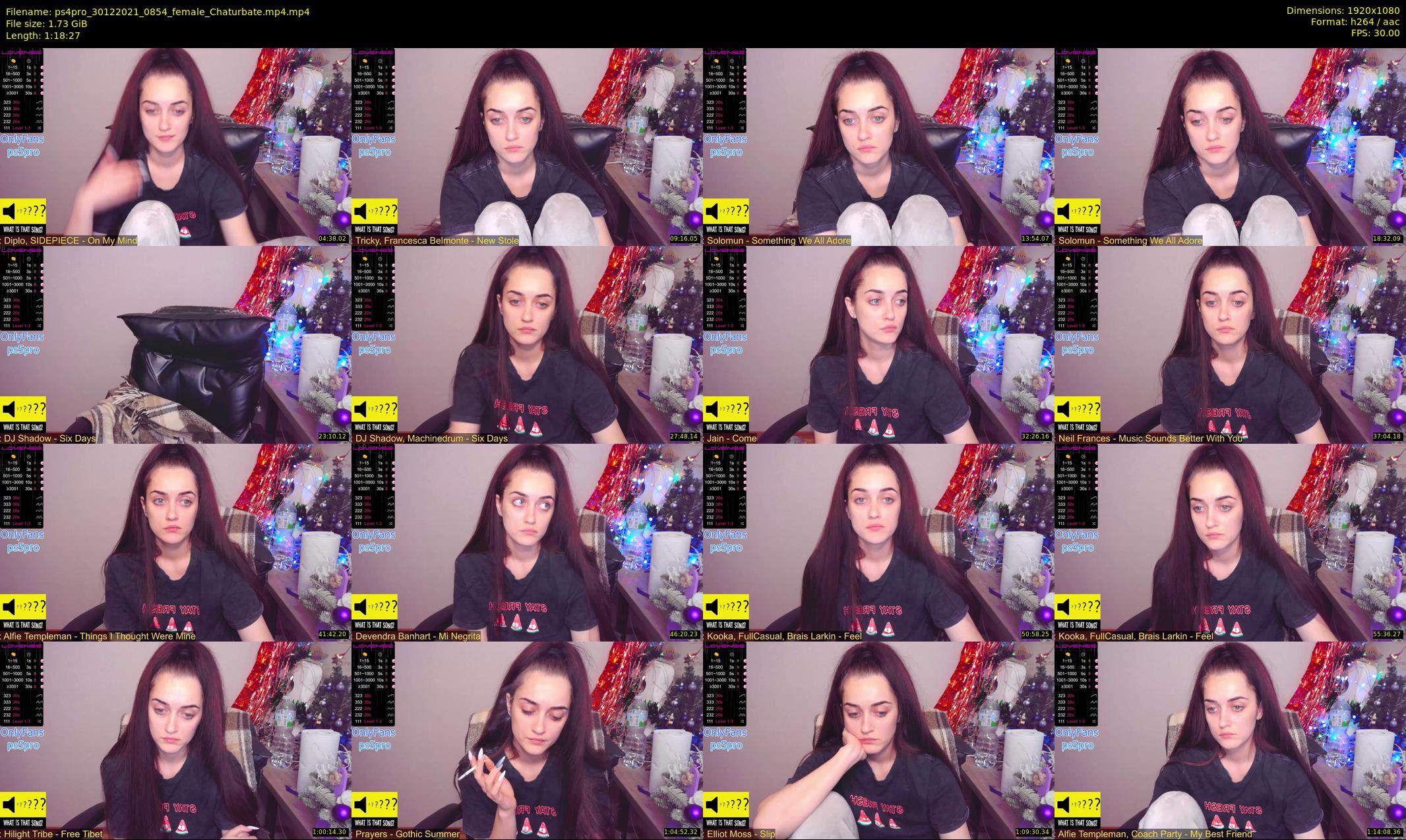 ps4pro — 79 minute Chaturbate female cam show recording, 1080p, Dec 30, 2021