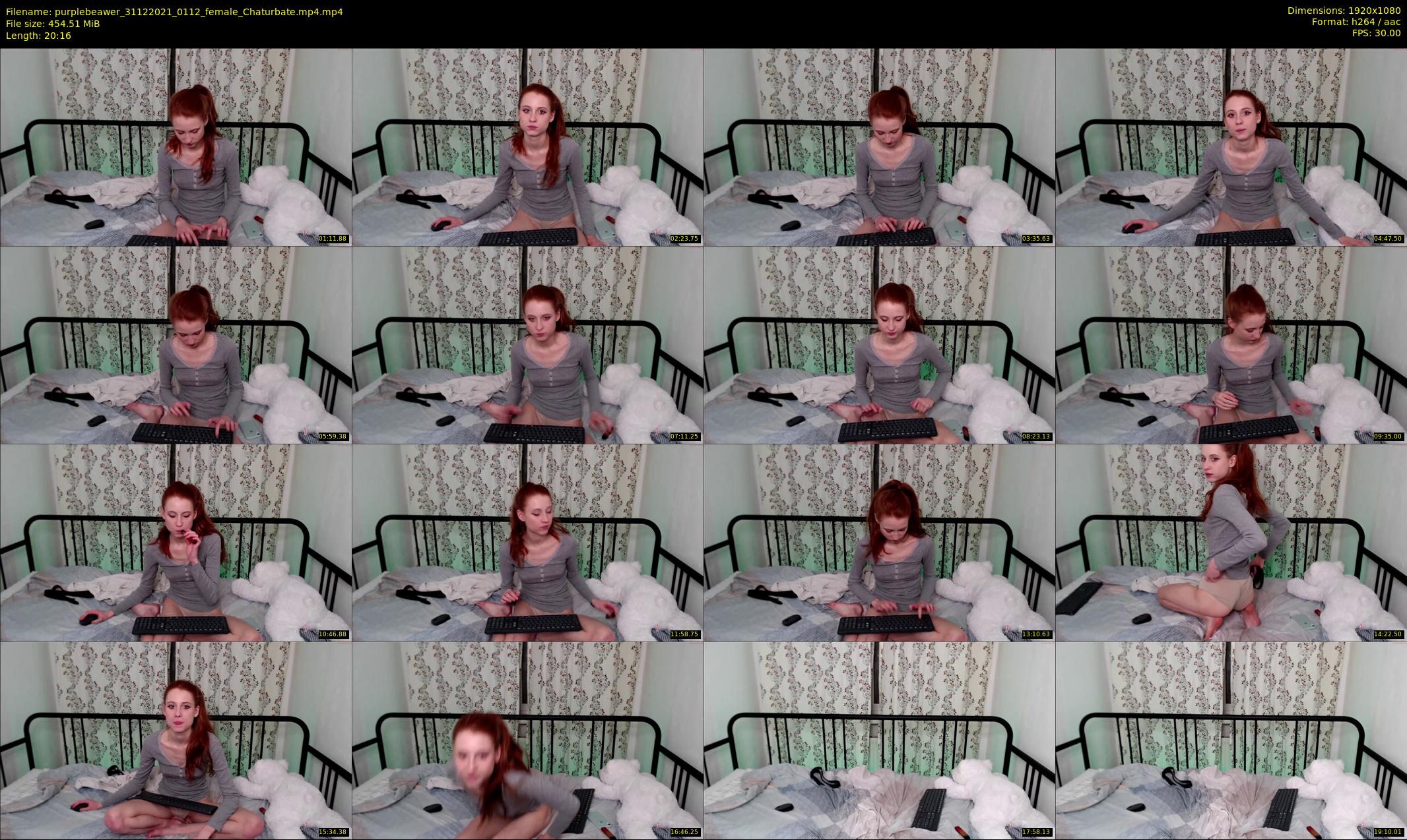 purplebeawer — 21 minute Chaturbate female cam show recording, 1080p, Dec 31, 2021