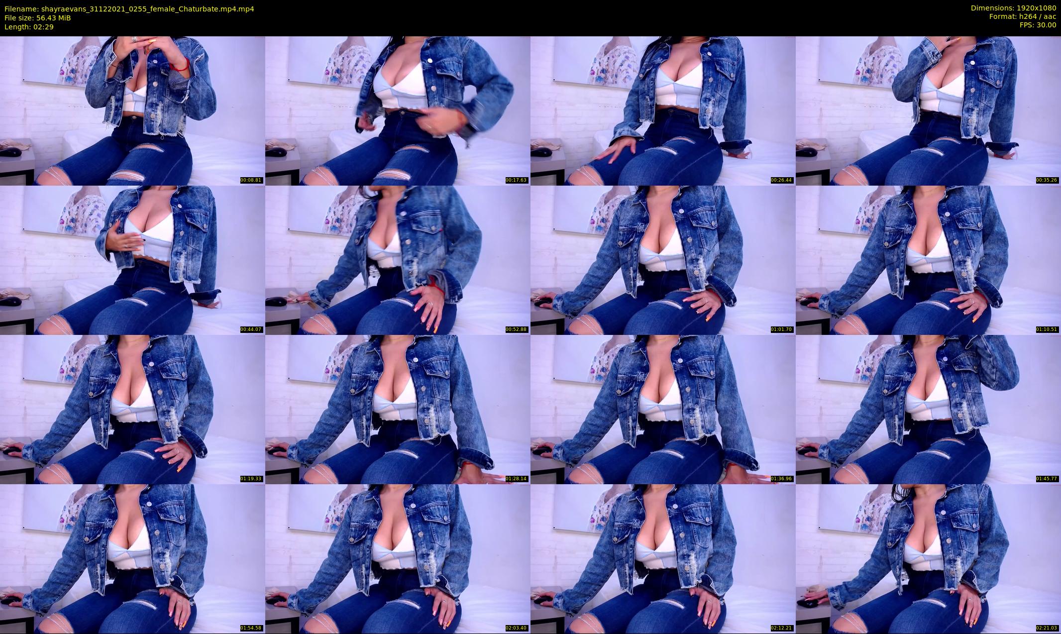 shayraevans — 3 minute Chaturbate female cam show recording, 1080p, Dec 31, 2021