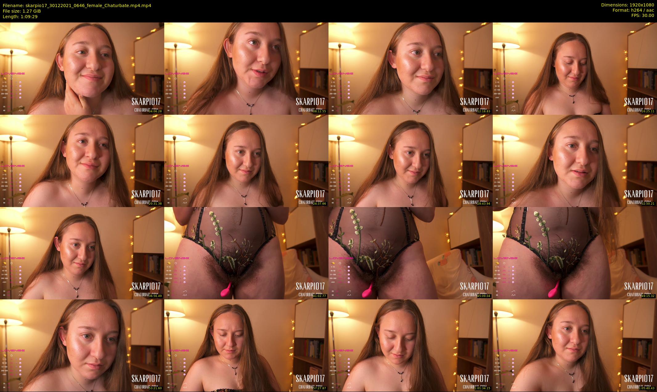 skarpio17 — 70 minute Chaturbate female cam show recording, 1080p, Dec 30, 2021