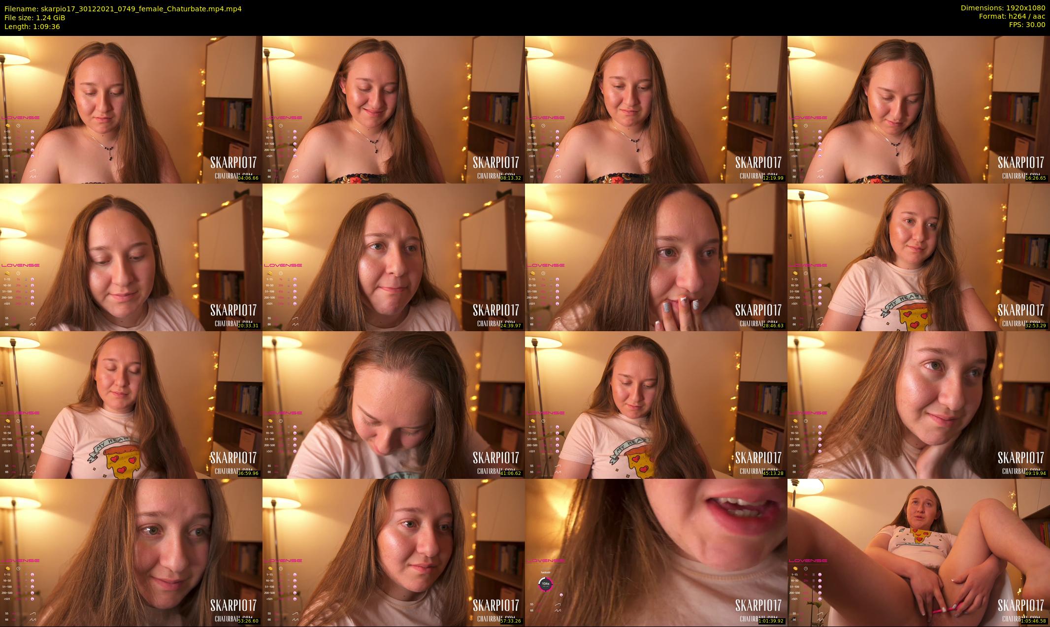 skarpio17 — 70 minute Chaturbate female cam show recording, 1080p, Dec 30, 2021