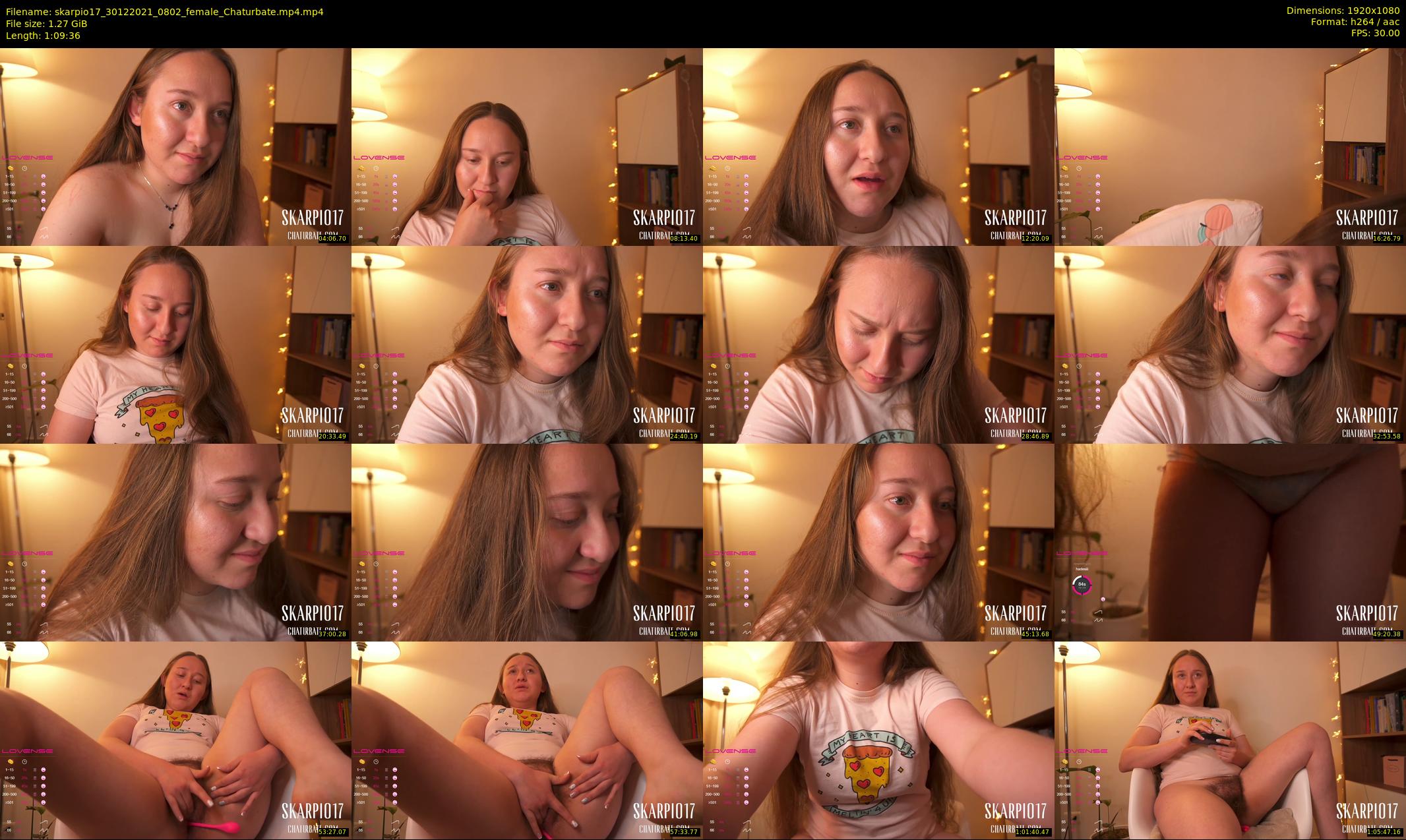 skarpio17 — 70 minute Chaturbate female cam show recording, 1080p, Dec 30, 2021