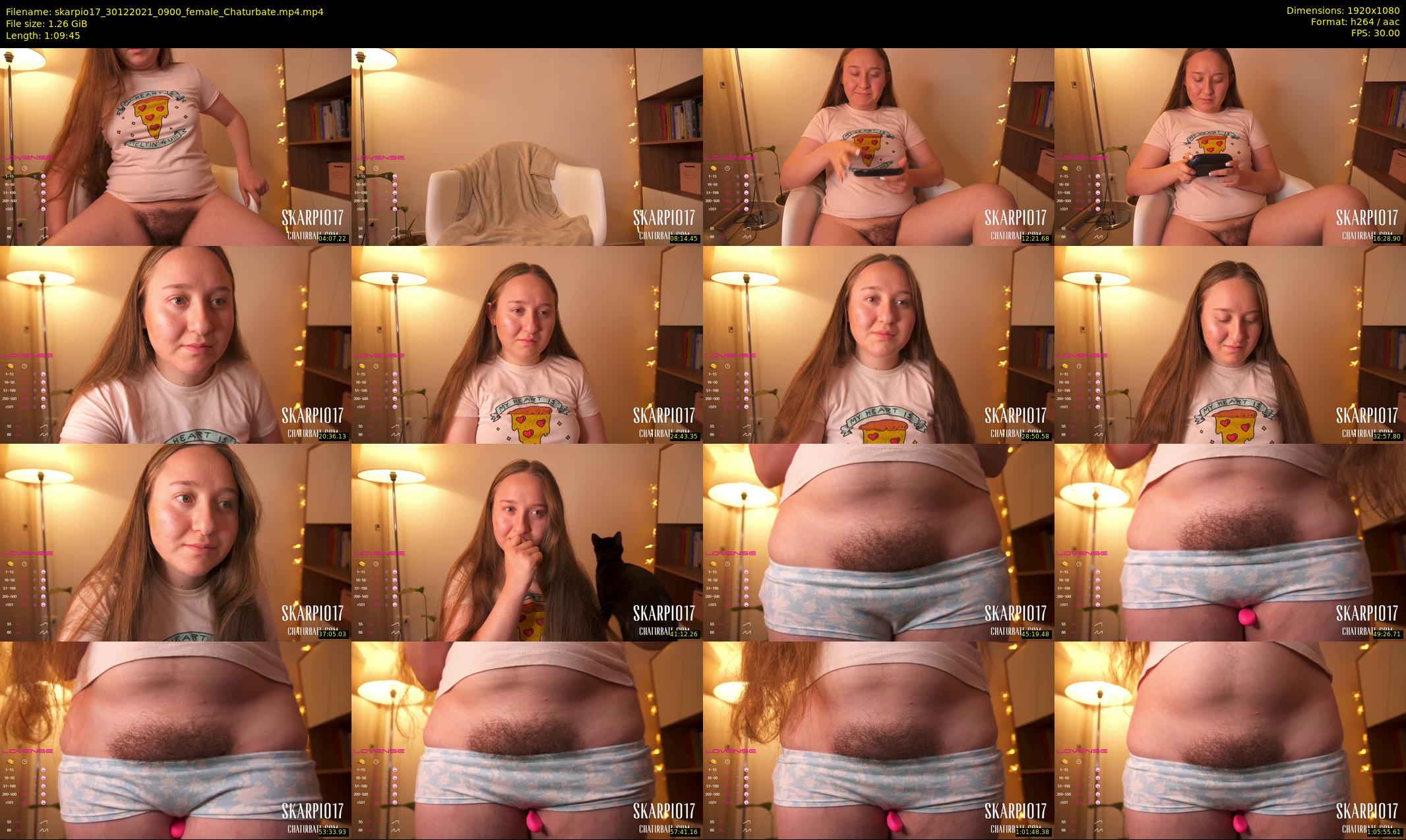 skarpio17 — 70 minute Chaturbate female cam show recording, 1080p, Dec 30, 2021