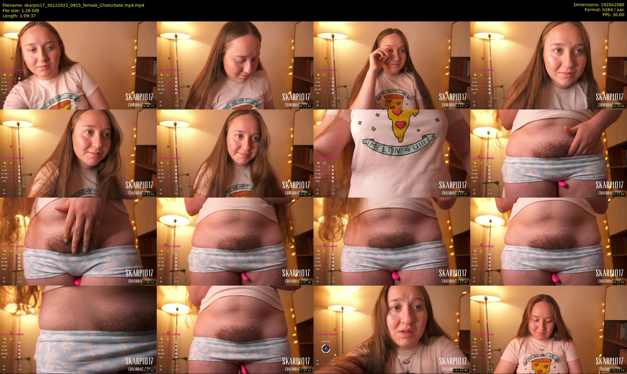 skarpio17 — 70 minute Chaturbate female cam show recording, 1080p, Dec 30, 2021
