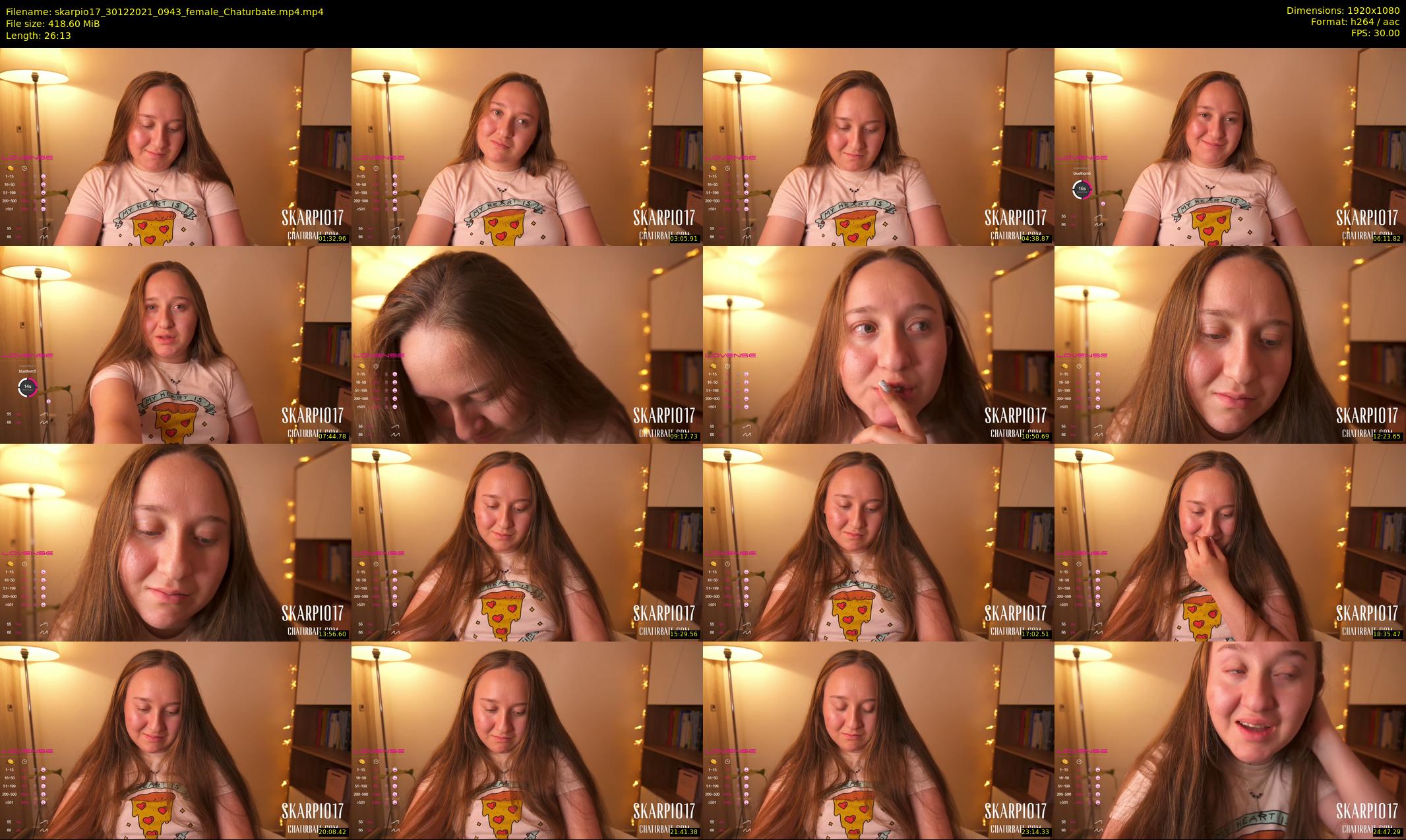 skarpio17 — 27 minute Chaturbate female cam show recording, 1080p, Dec 30, 2021