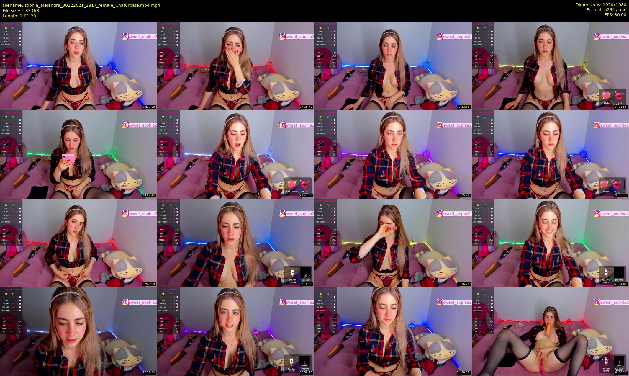 sophia_alejandra — 62 minute Chaturbate female cam show recording, 1080p, Dec 30, 2021