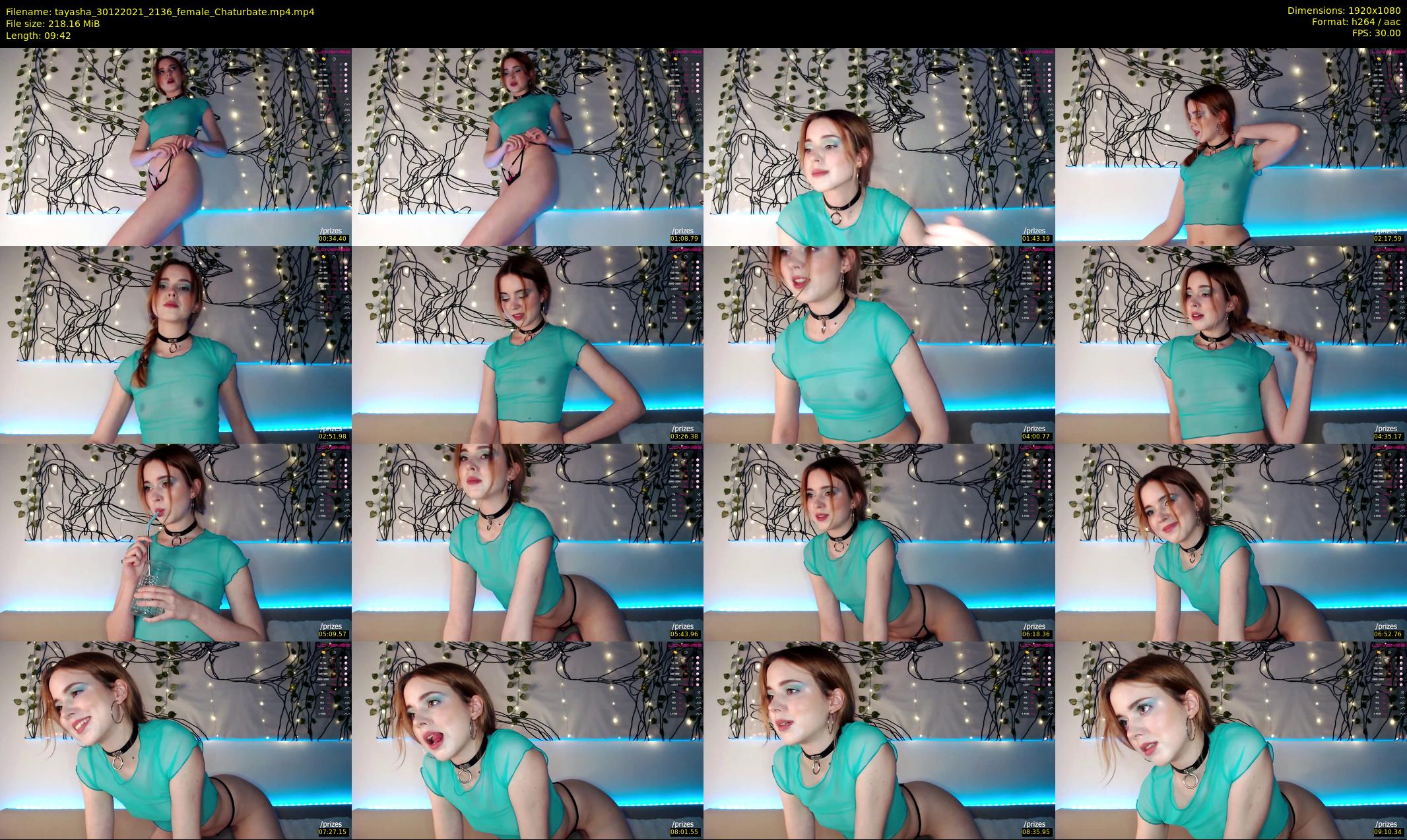 tayasha — 10 minute Chaturbate female cam show recording, 1080p, Dec 30, 2021