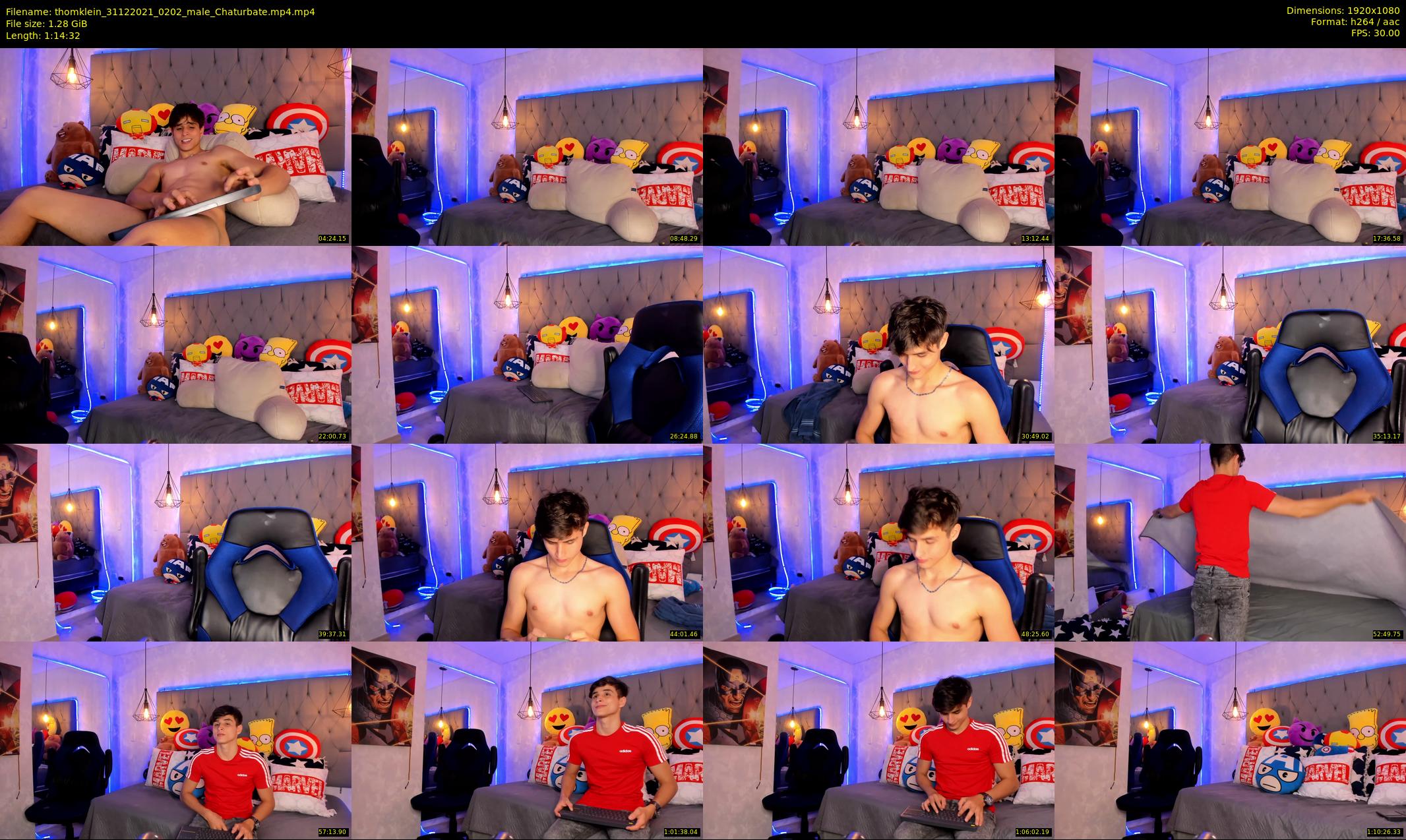 thomklein — 75 minute Chaturbate male cam show recording, 1080p, Dec 31, 2021