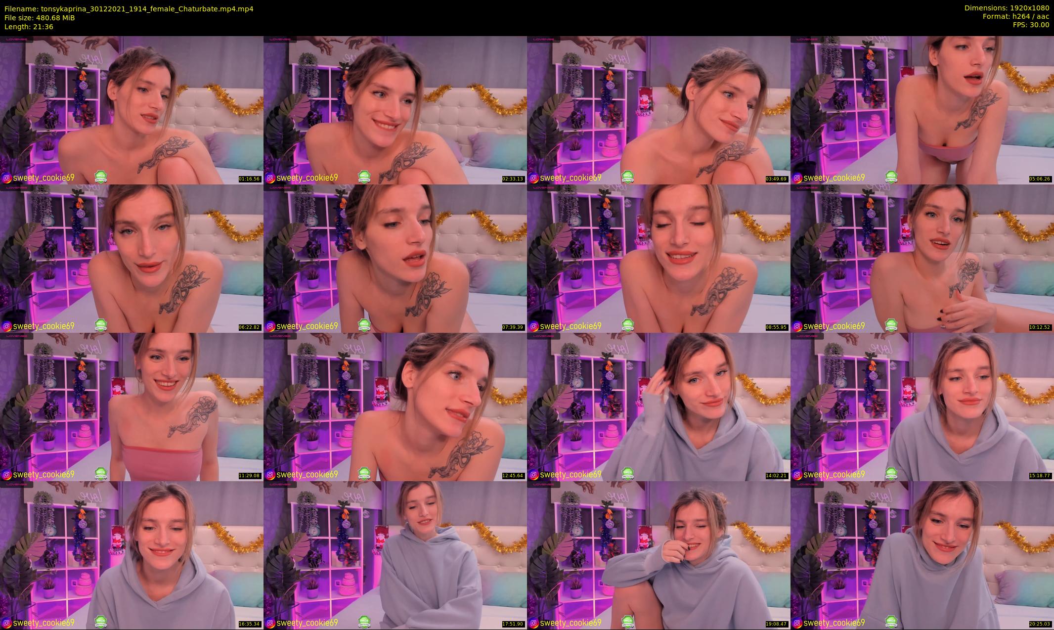 tonsykaprina — 22 minute Chaturbate couple cam show recording, 1080p, Dec 30, 2021