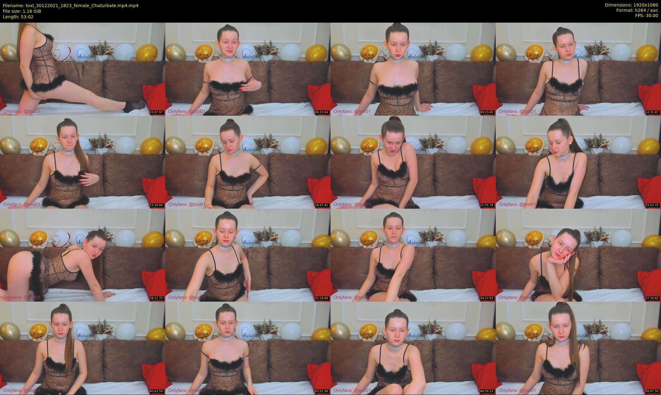 toxl — 54 minute Chaturbate female cam show recording, 1080p, Dec 30, 2021