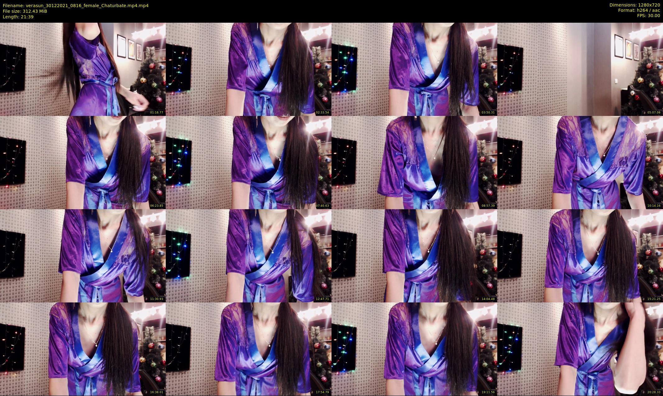 verasun — 22 minute Chaturbate female cam show recording, 720p, Dec 30, 2021