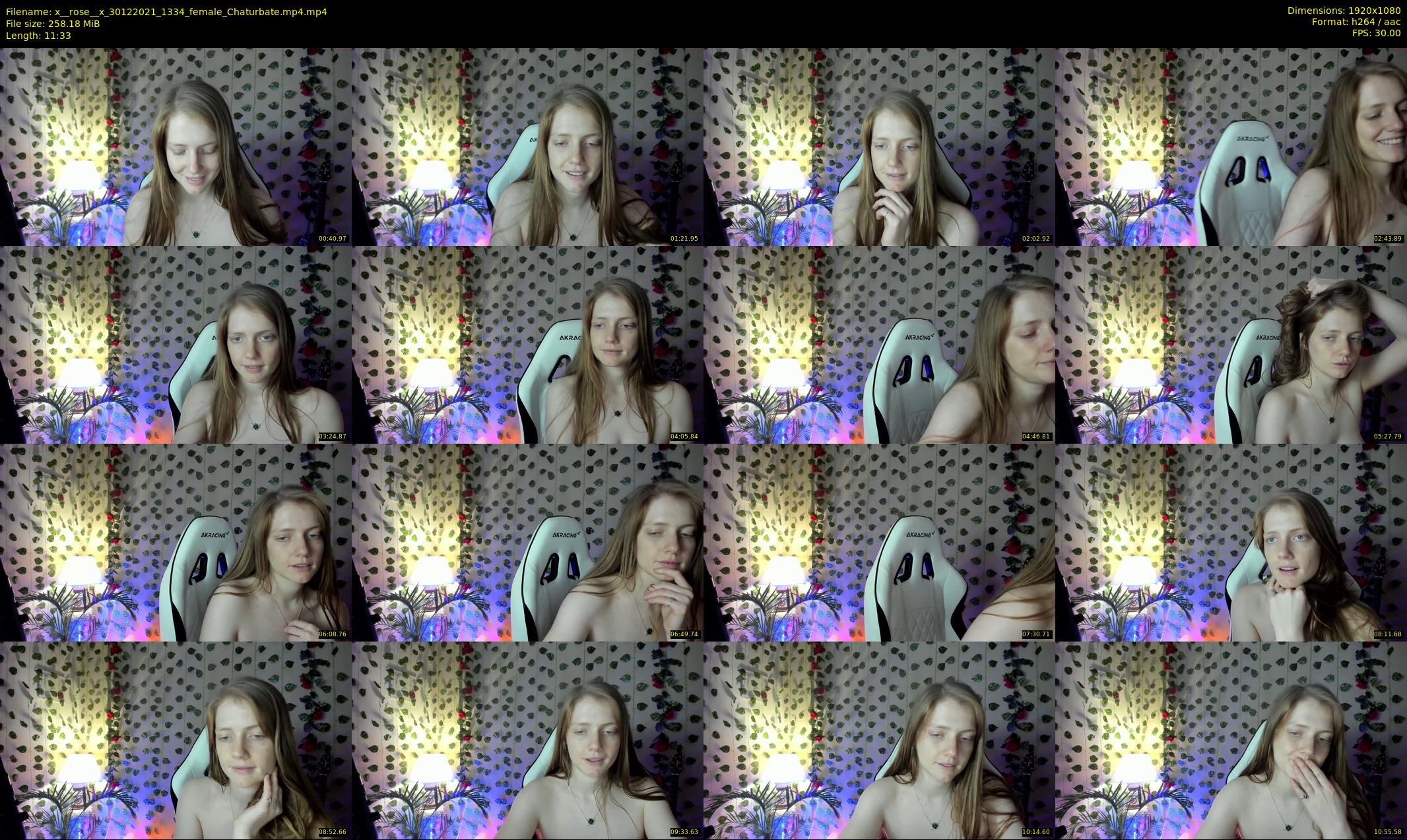 x__rose__x — 12 minute Chaturbate female cam show recording, 1080p, Dec 30, 2021