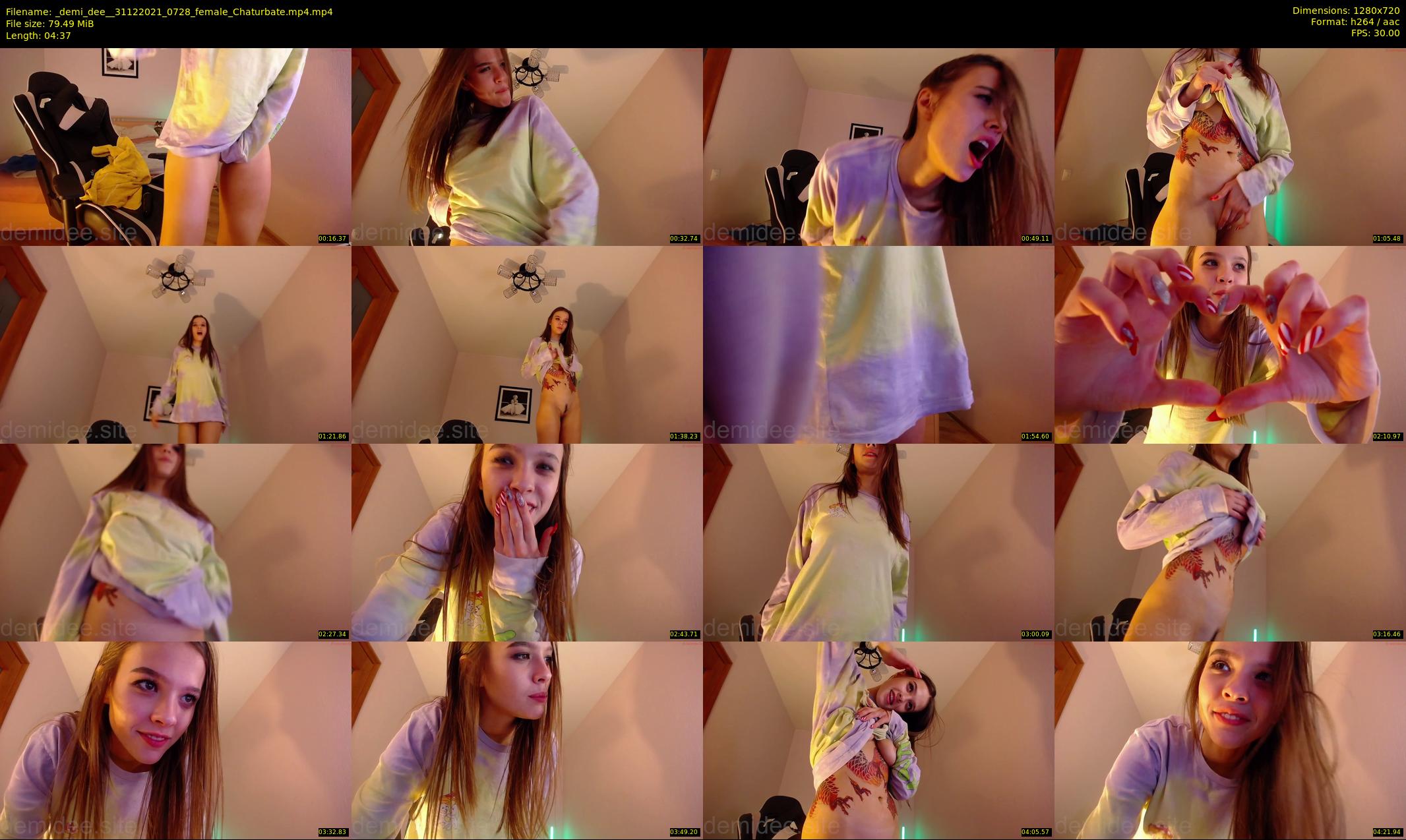 _demi_dee_ — 5 minute Chaturbate female cam show recording, 720p, Dec 31, 2021