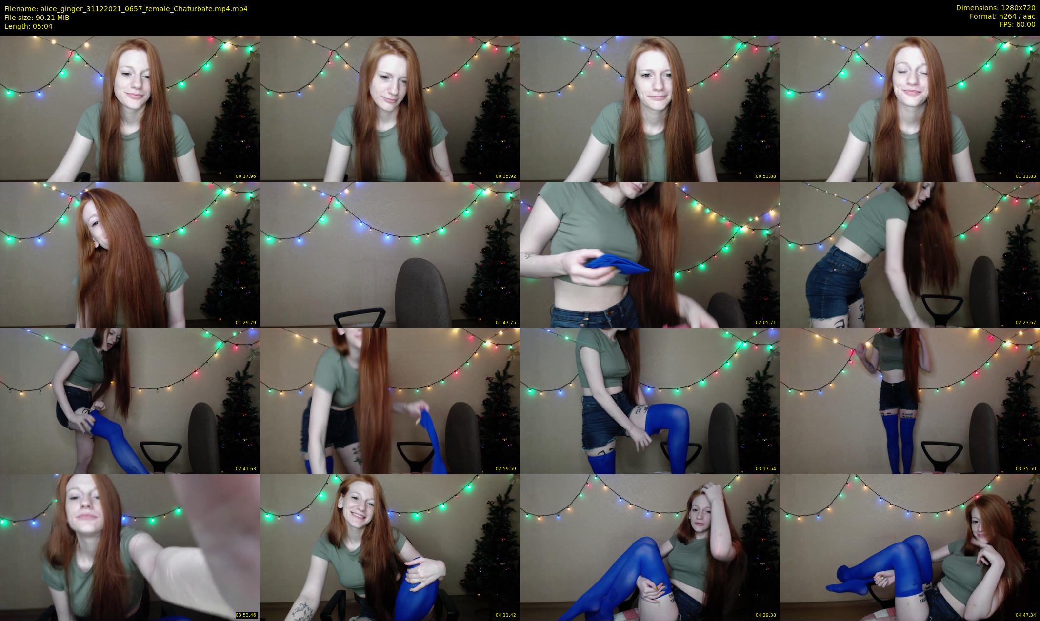 alice_ginger — 6 minute Chaturbate female cam show recording, 720p, Dec 31, 2021