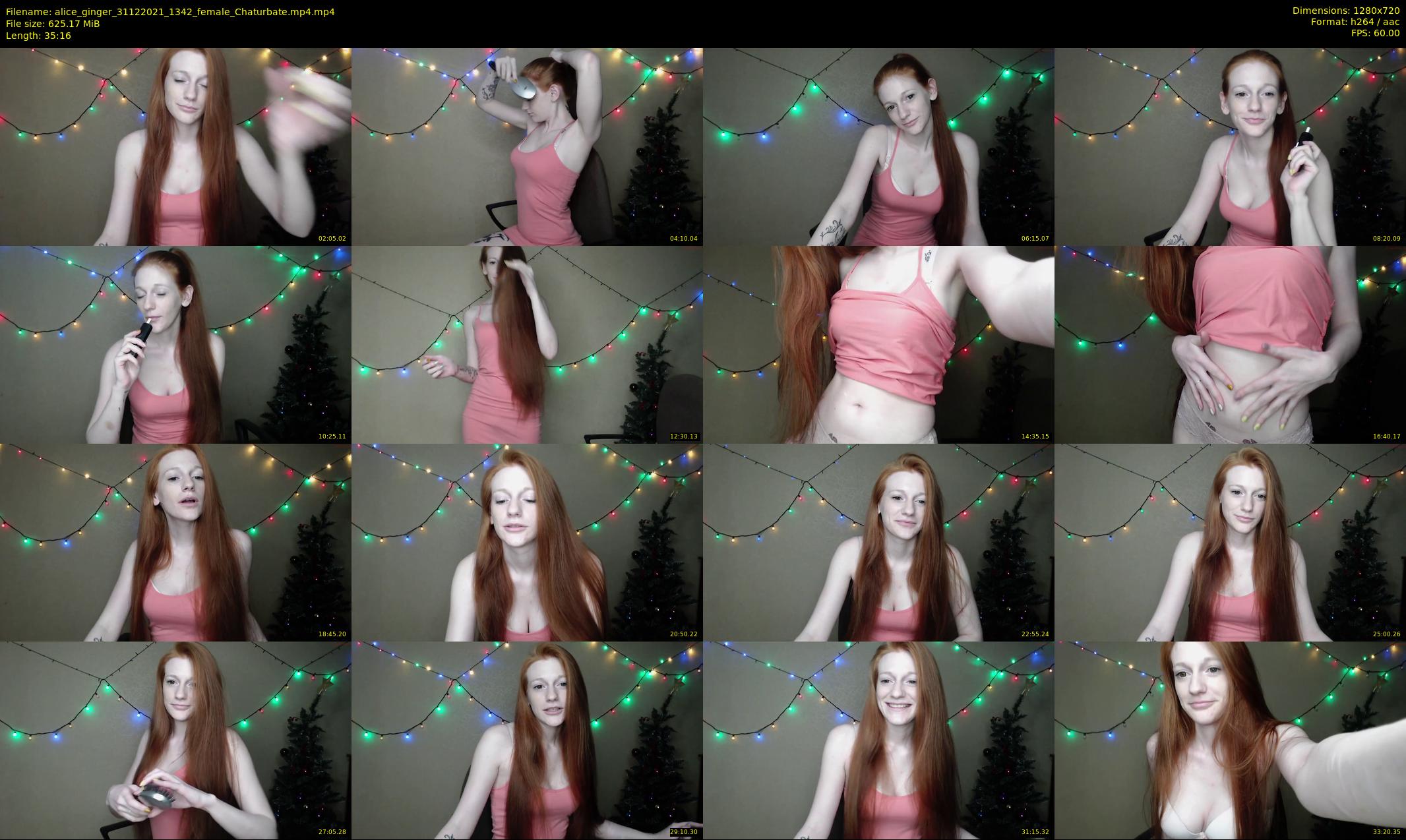 alice_ginger — 36 minute Chaturbate female cam show recording, 720p, Dec 31, 2021