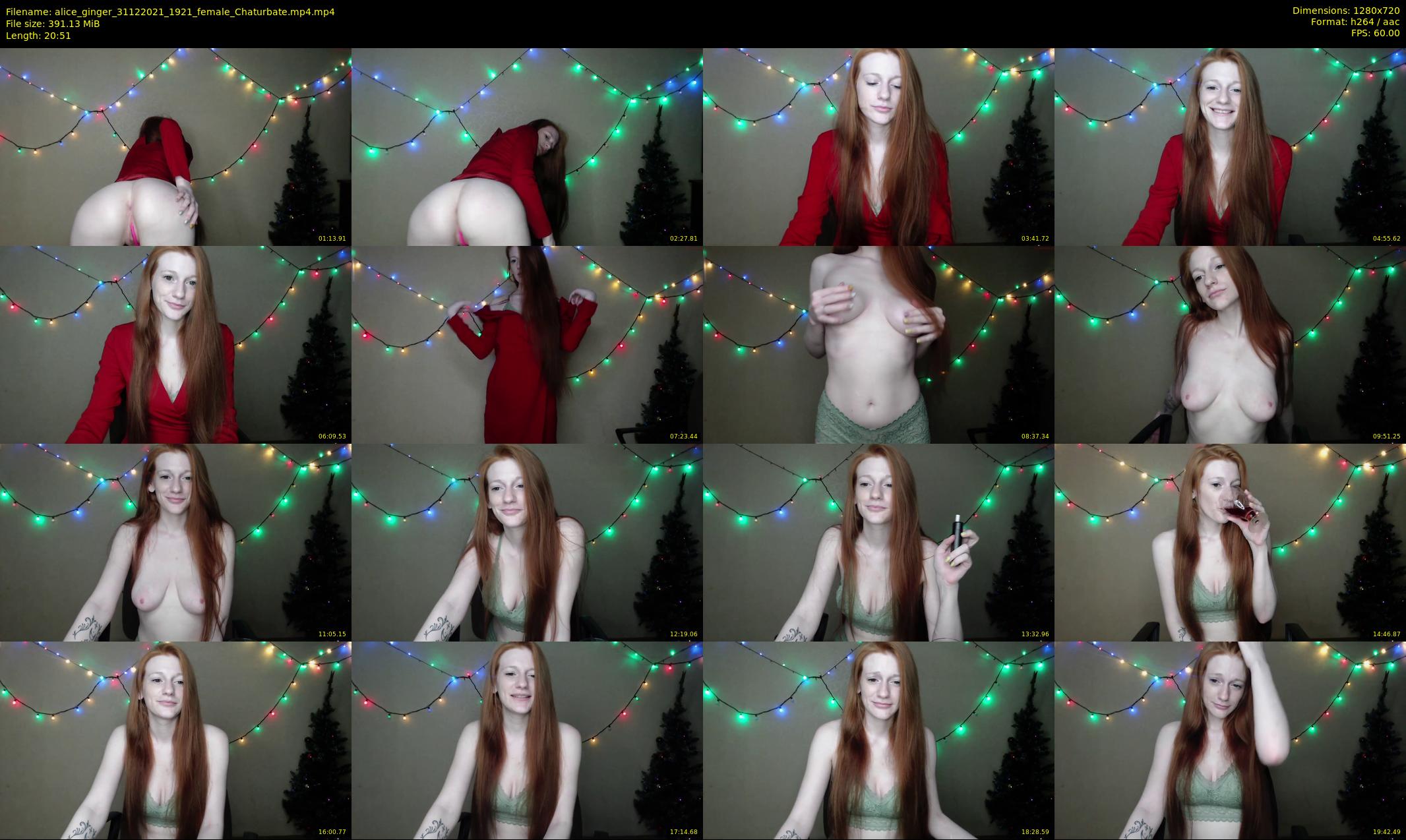 alice_ginger — 21 minute Chaturbate female cam show recording, 720p, Dec 31, 2021