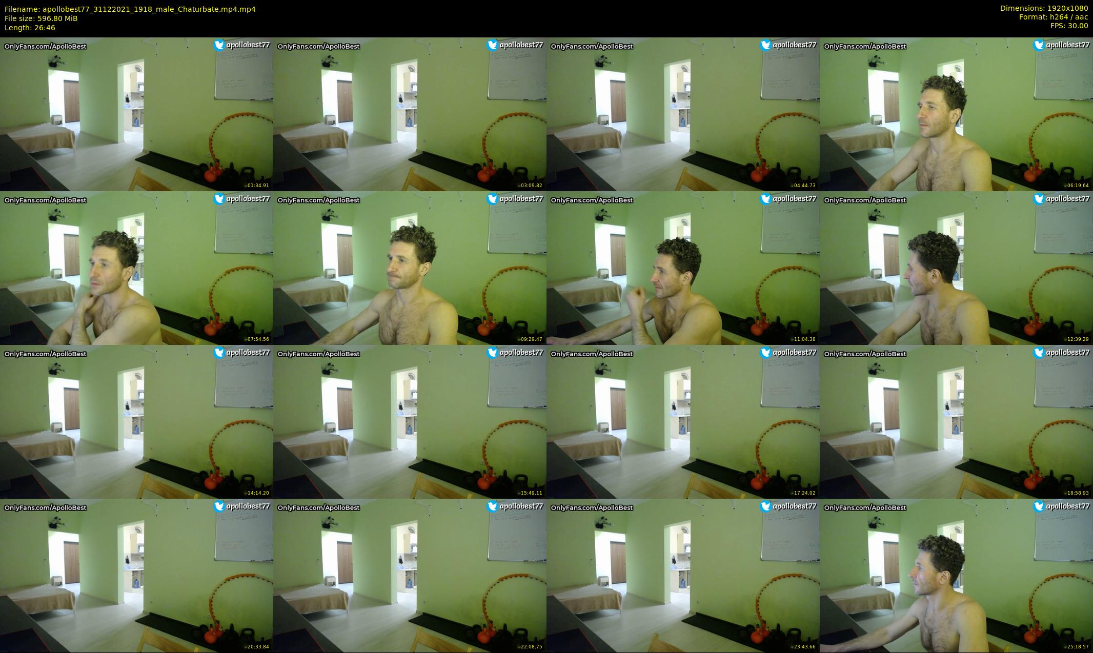 apollobest77 — 27 minute Chaturbate male cam show recording, 1080p, Dec 31, 2021