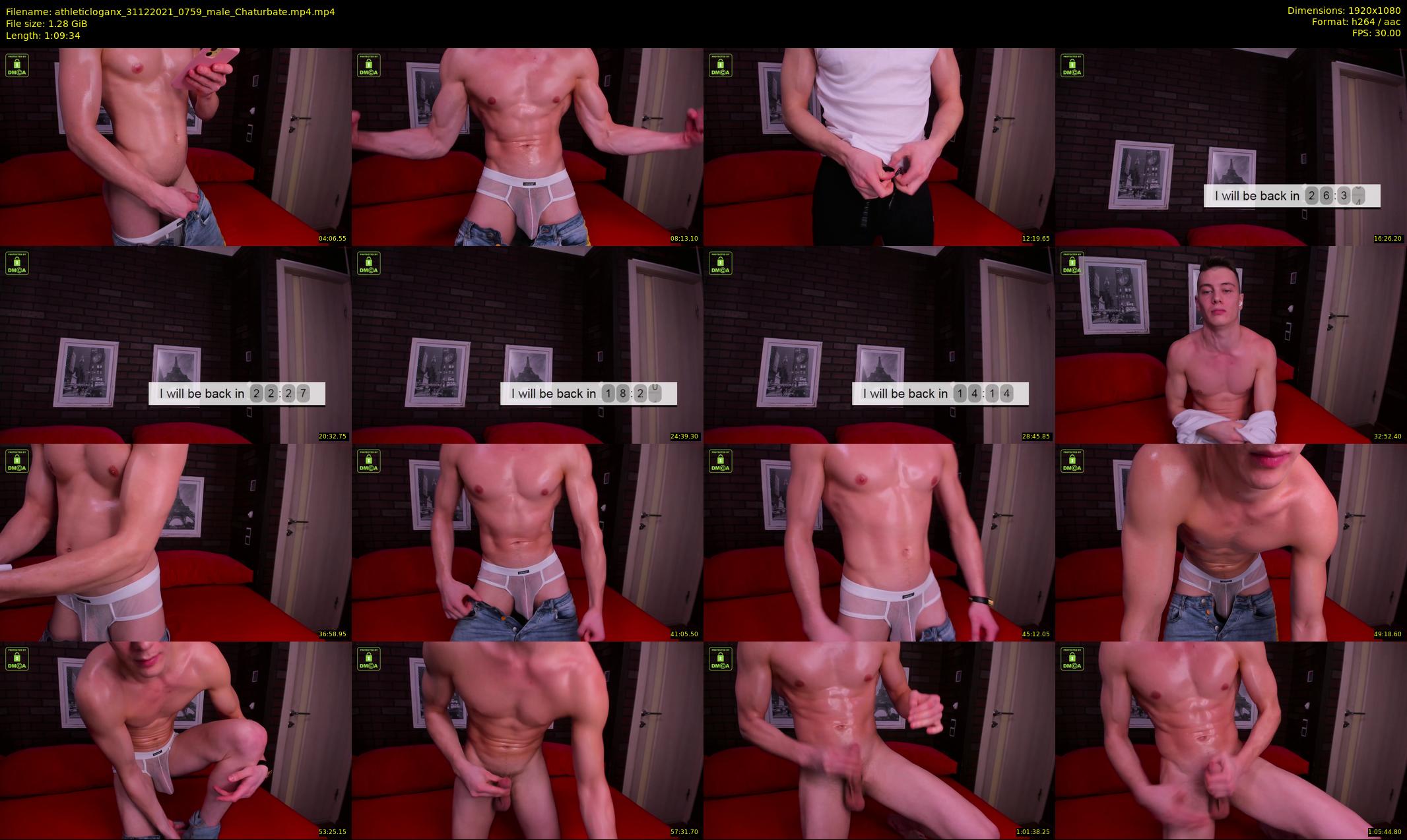 athleticloganx — 70 minute Chaturbate male cam show recording, 1080p, Dec 31, 2021