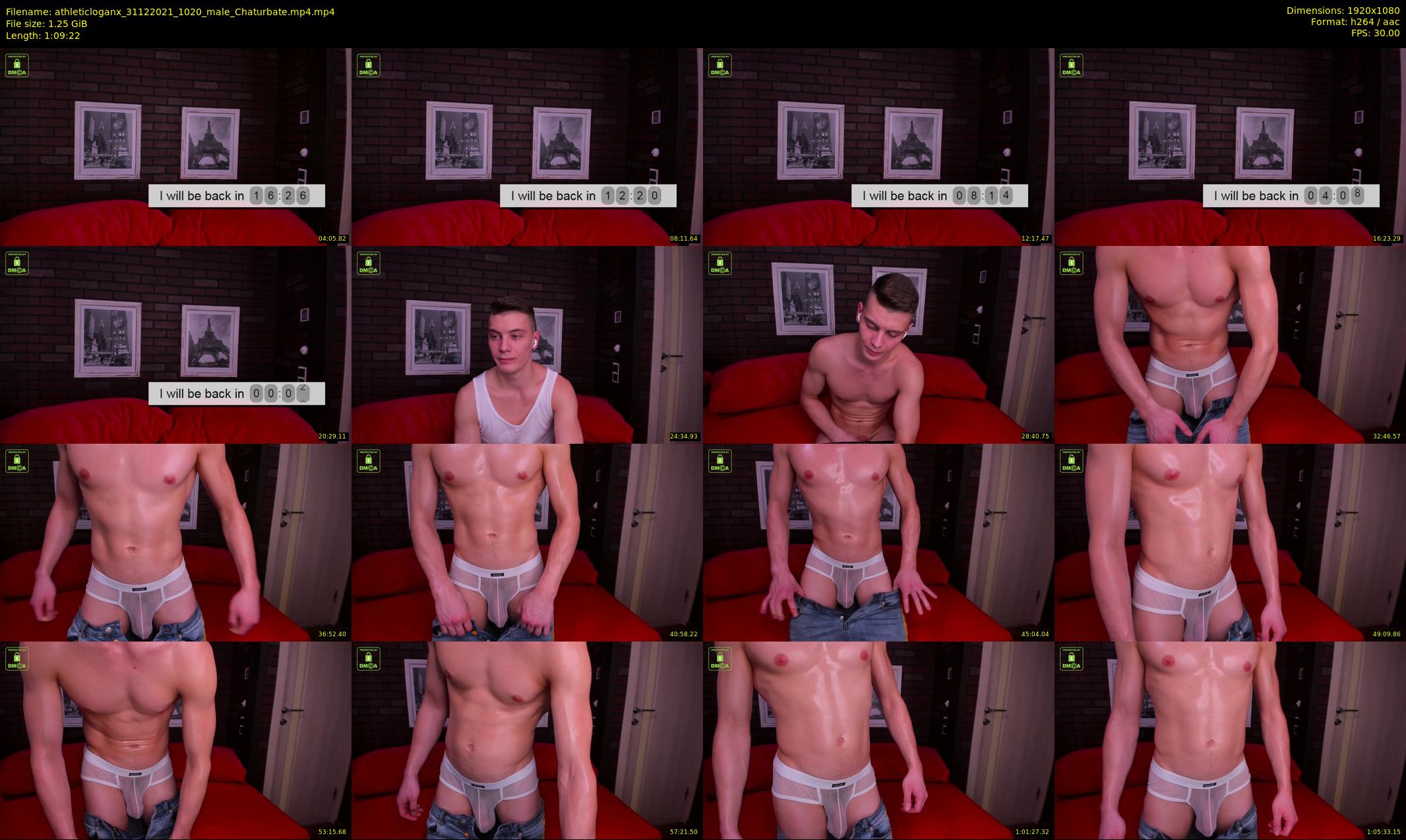 athleticloganx — 70 minute Chaturbate male cam show recording, 1080p, Dec 31, 2021
