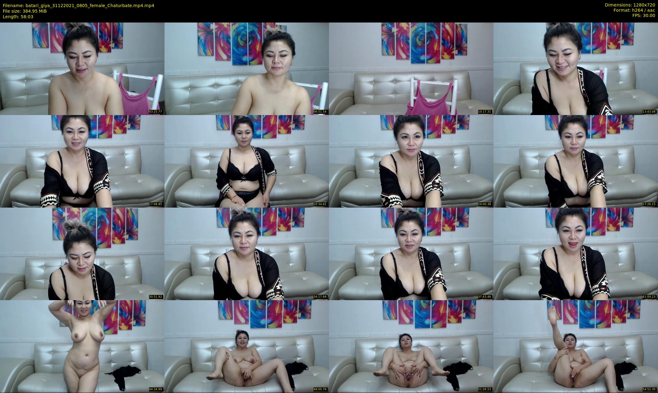 batari_giya — 59 minute Chaturbate female cam show recording, 720p, Dec 31, 2021