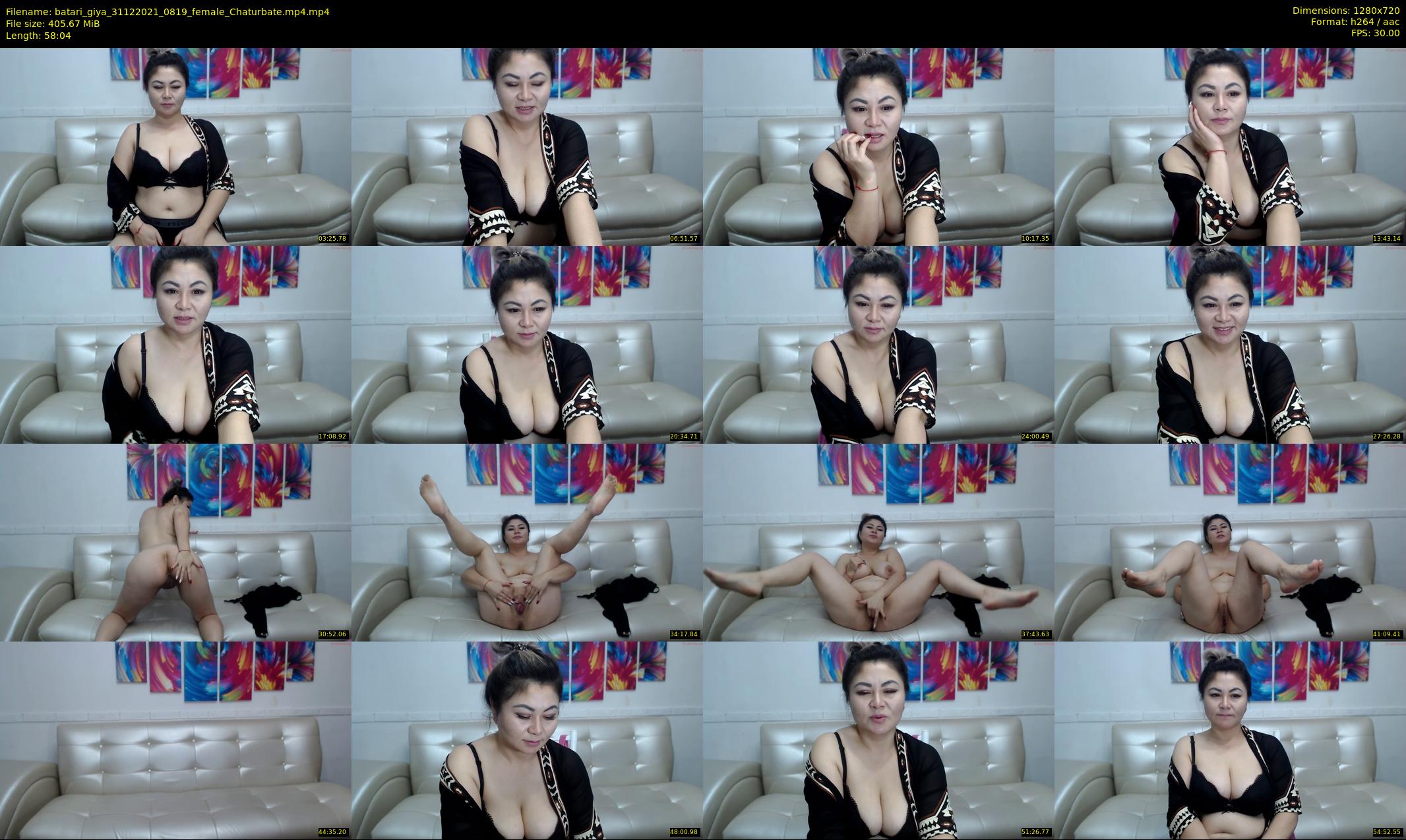 batari_giya — 59 minute Chaturbate female cam show recording, 720p, Dec 31, 2021