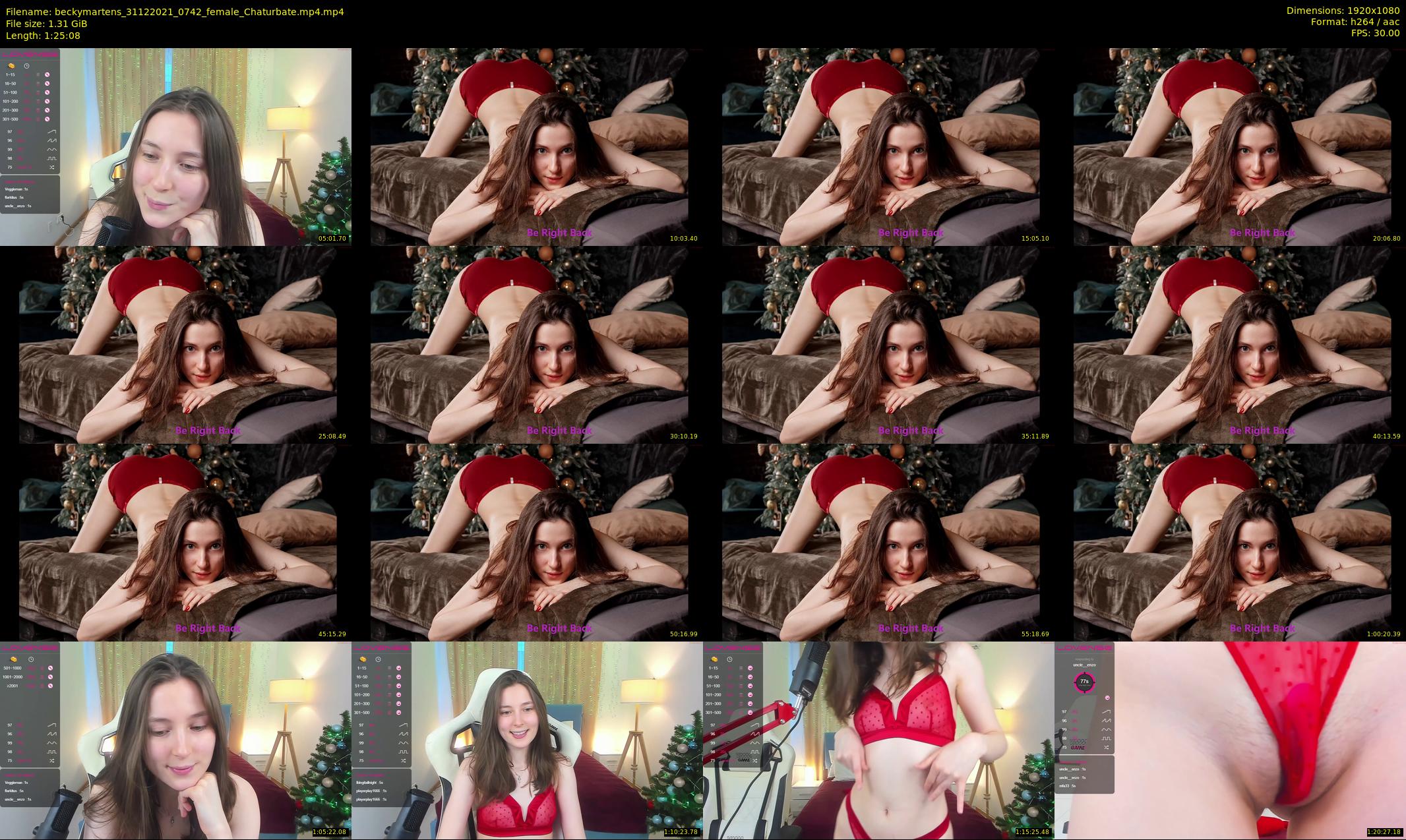 beckymartens — 86 minute Chaturbate female cam show recording, 1080p, Dec 31, 2021