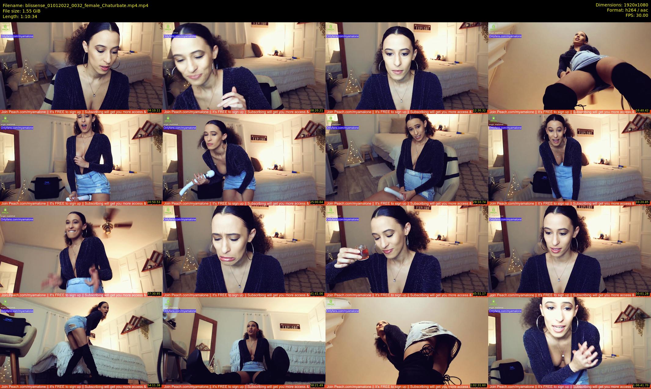 blissense — 71 minute Chaturbate female cam show recording, 1080p, Jan 1, 2022