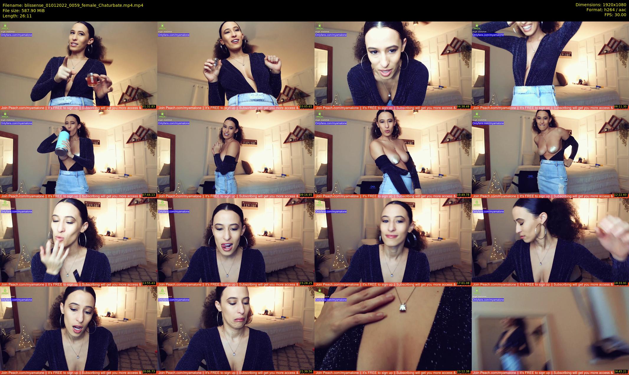 blissense — 27 minute Chaturbate female cam show recording, 1080p, Jan 1, 2022