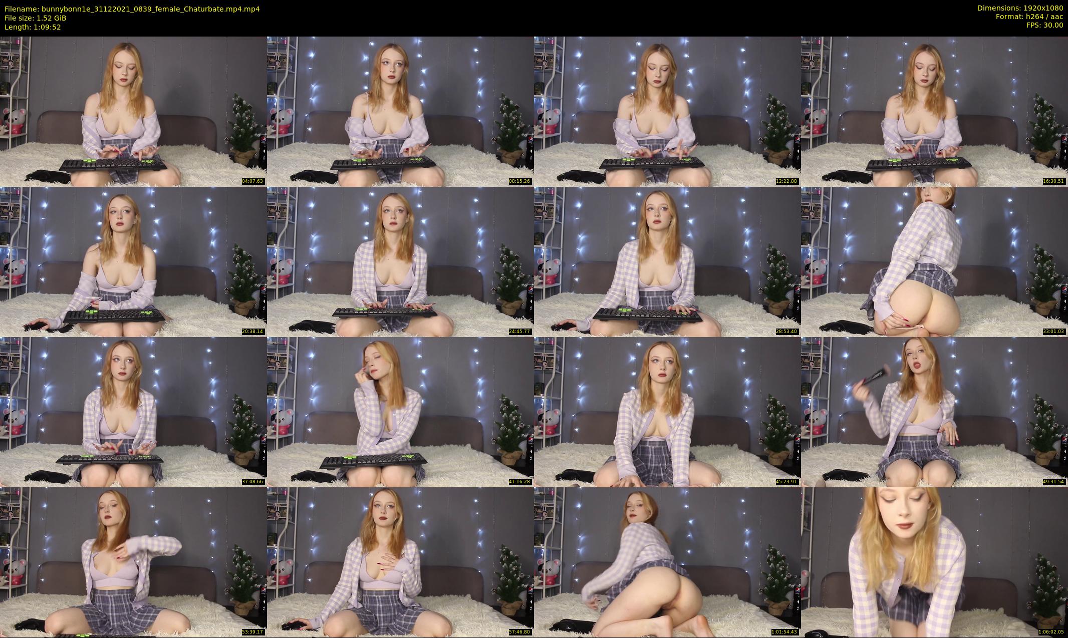 bunnybonn1e — 70 minute Chaturbate female cam show recording, 1080p, Dec 31, 2021