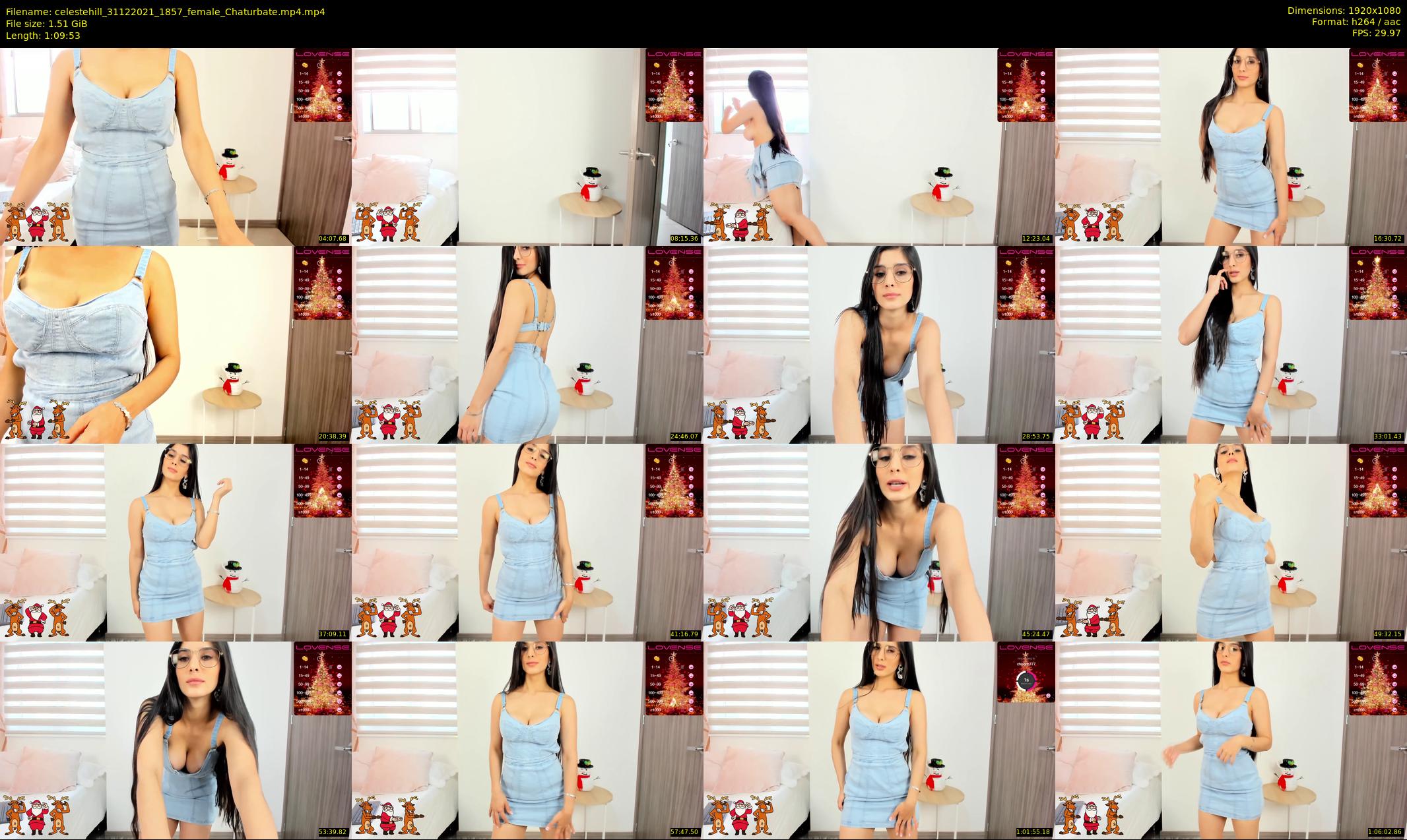 celestehill — 70 minute Chaturbate female cam show recording, 1080p, Dec 31, 2021