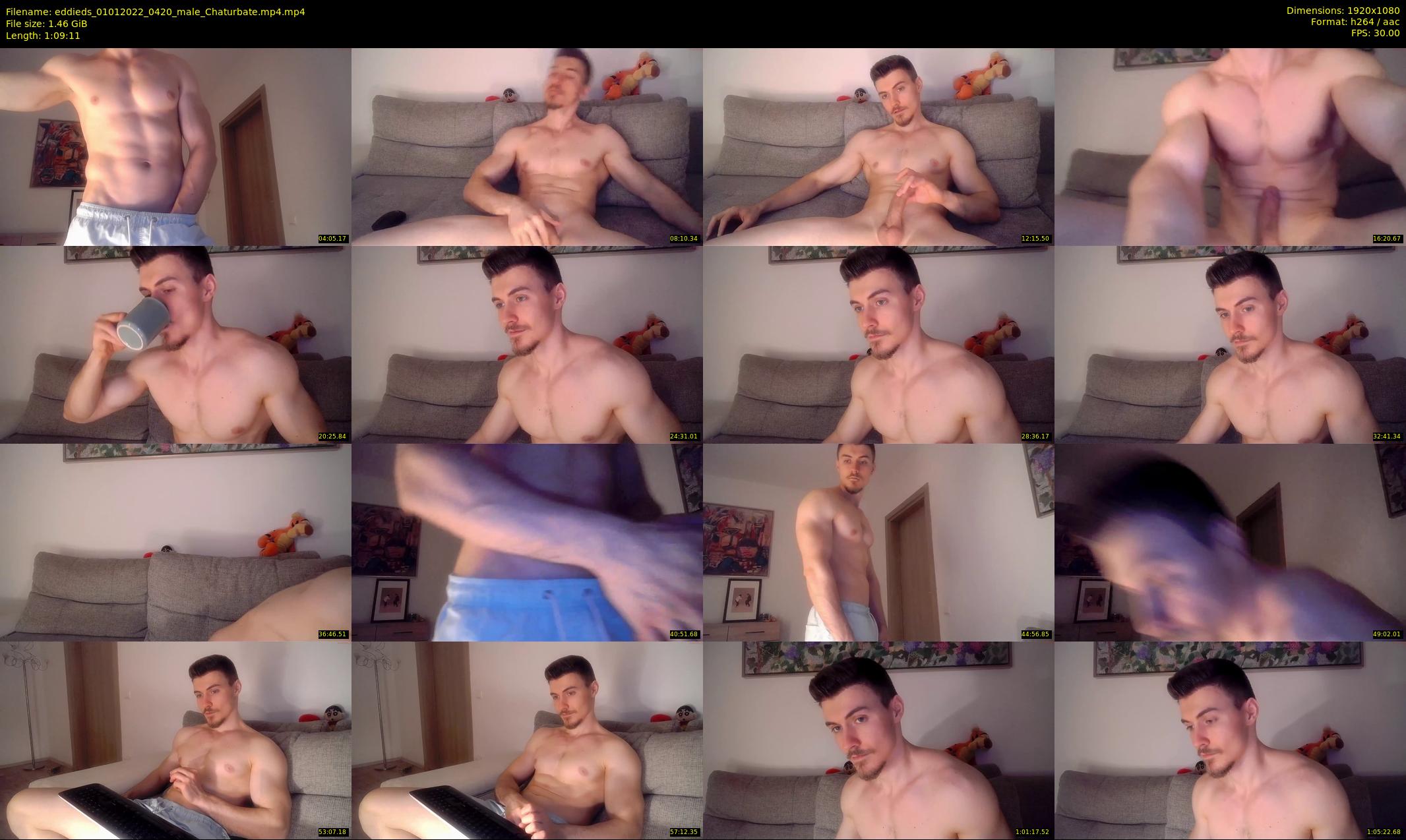 eddieds — 70 minute Chaturbate male cam show recording, 1080p, Jan 1, 2022