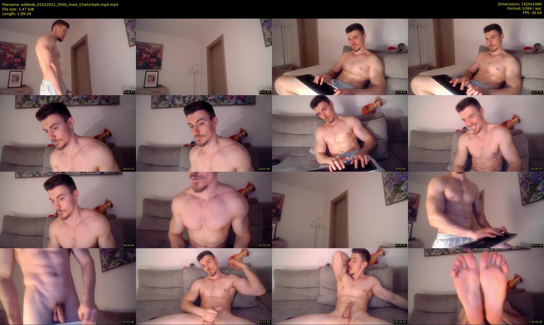 eddieds — 70 minute Chaturbate male cam show recording, 1080p, Jan 1, 2022