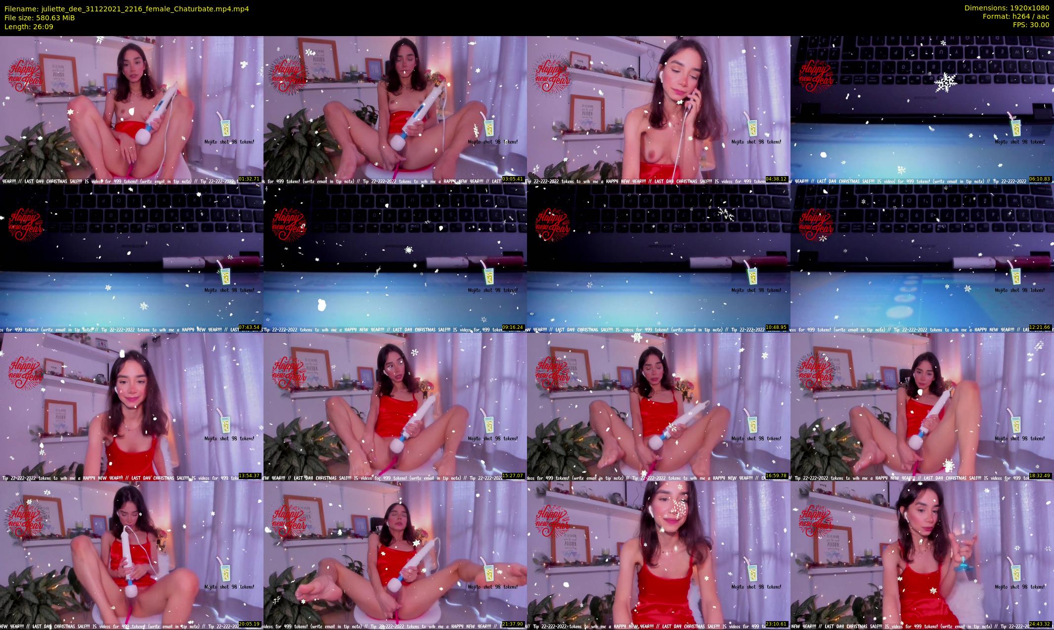 juliette_dee — 27 minute Chaturbate female cam show recording, 1080p, Dec 31, 2021