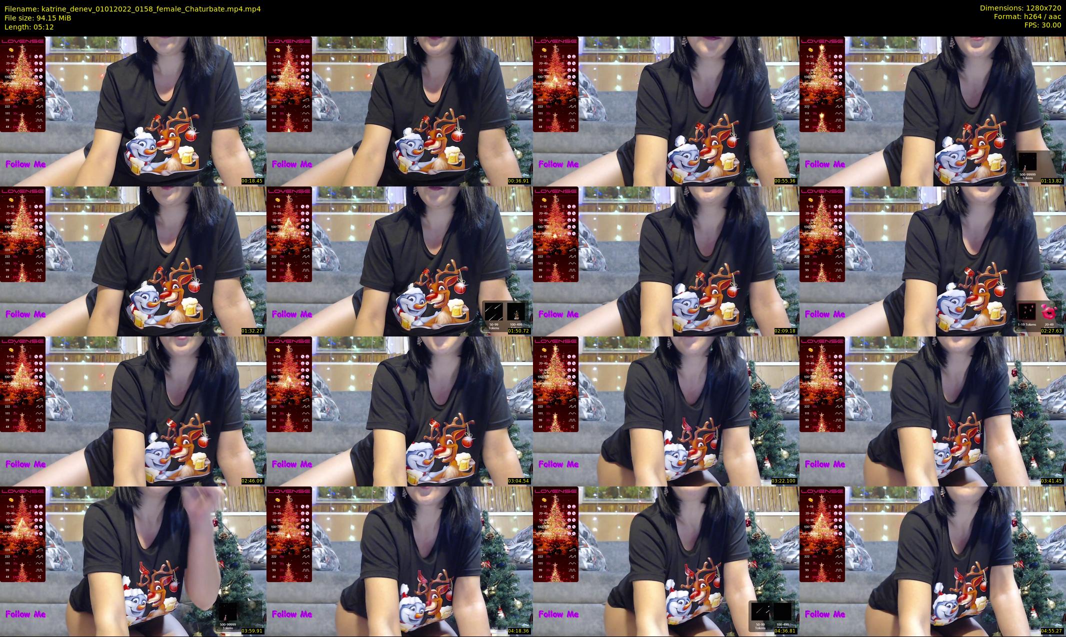 katrine_denev — 6 minute Chaturbate female cam show recording, 720p, Jan 1, 2022