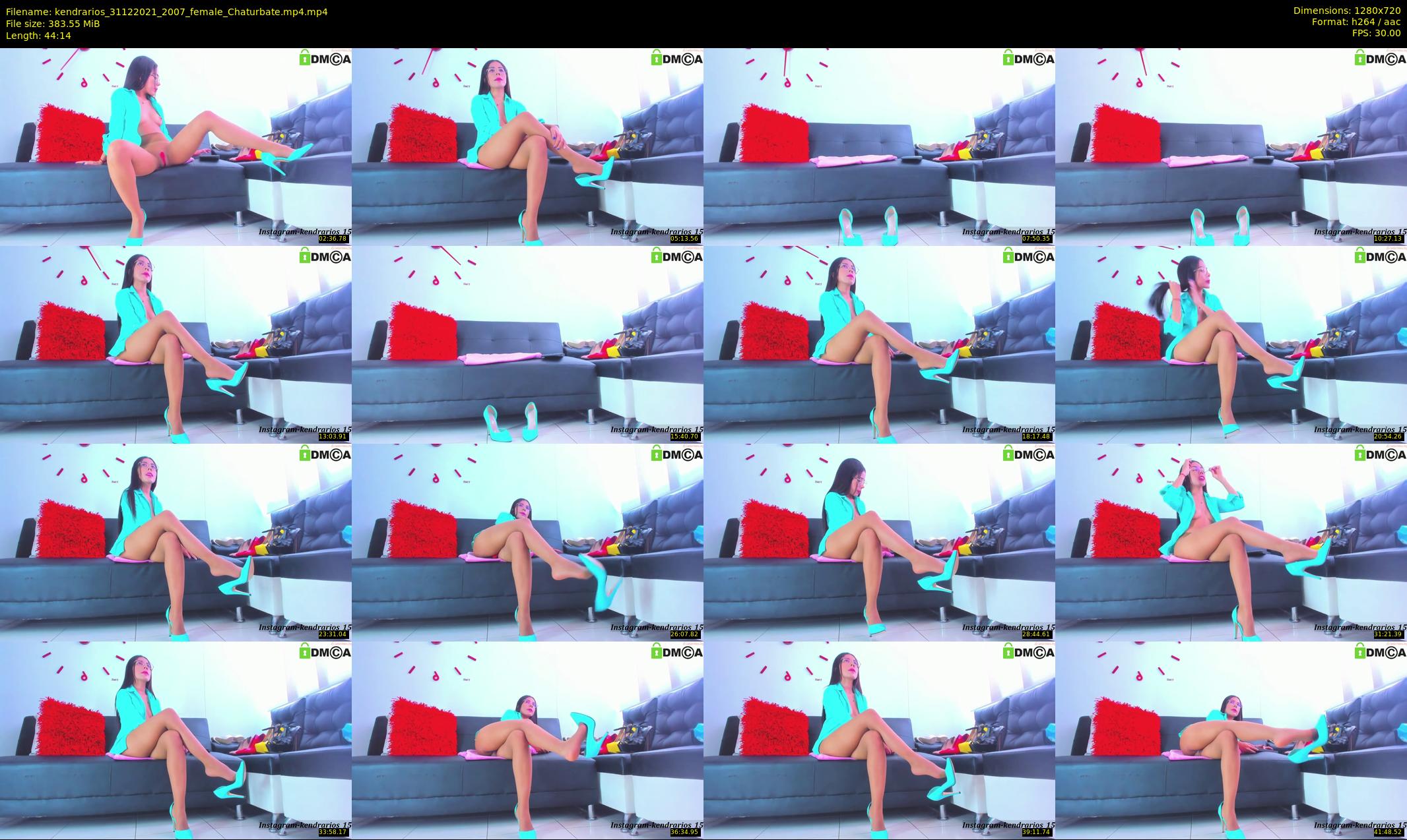kendrarios — 45 minute Chaturbate female cam show recording, 720p, Dec 31, 2021