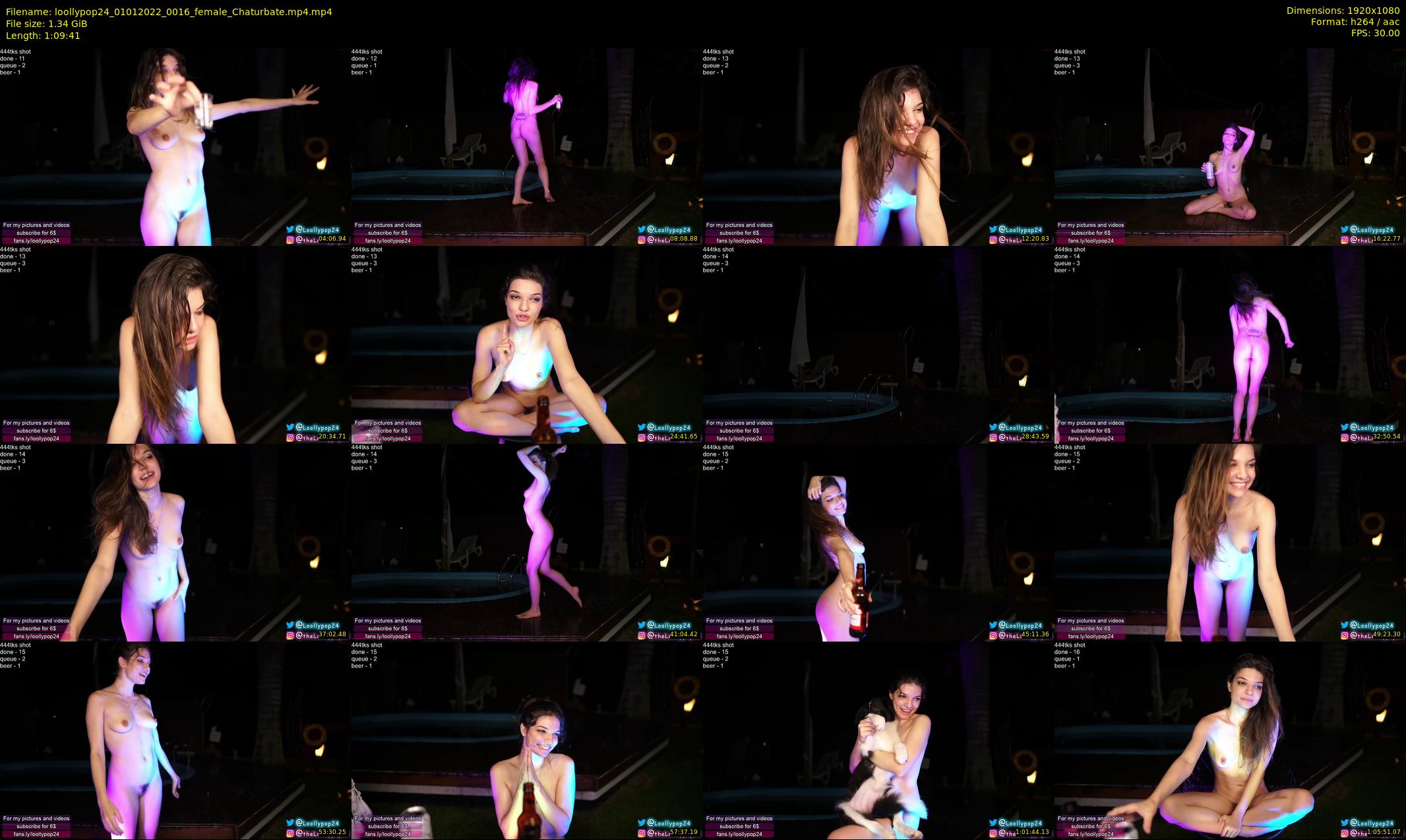 loollypop24 — 70 minute Chaturbate female cam show recording, 1080p, Jan 1, 2022