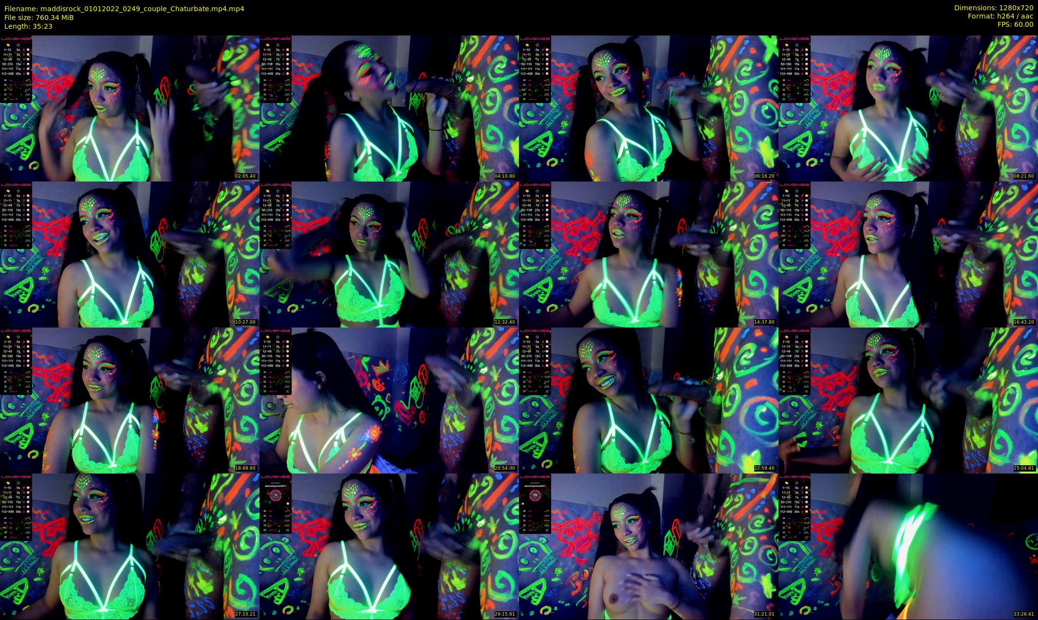 maddisrock — 36 minute Chaturbate couple cam show recording, 720p, Jan 1, 2022