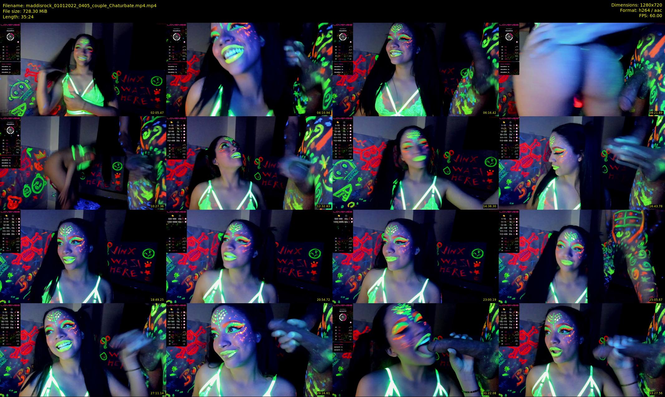 maddisrock — 36 minute Chaturbate couple cam show recording, 720p, Jan 1, 2022