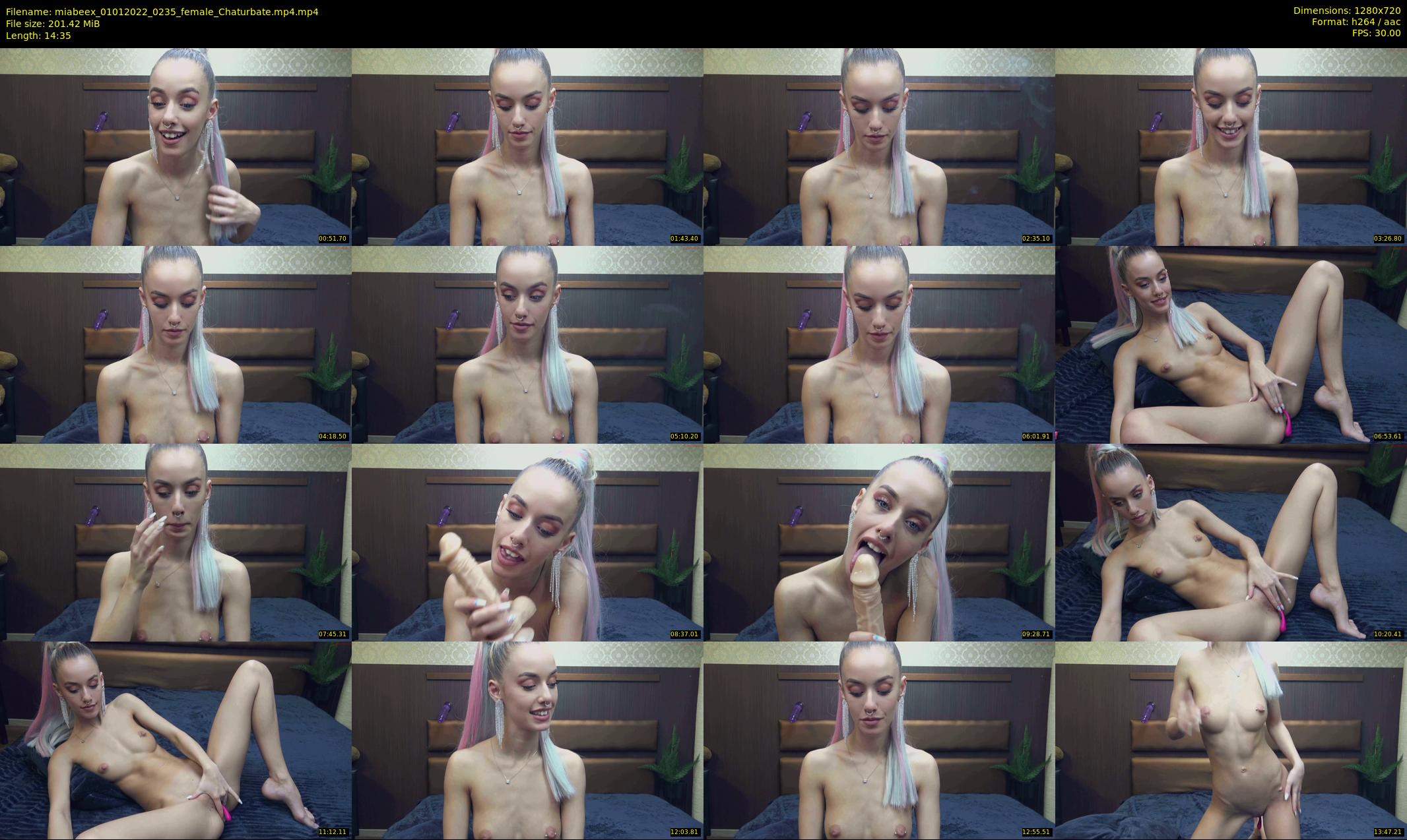 miabeex — 15 minute Chaturbate female cam show recording, 720p, Jan 1, 2022