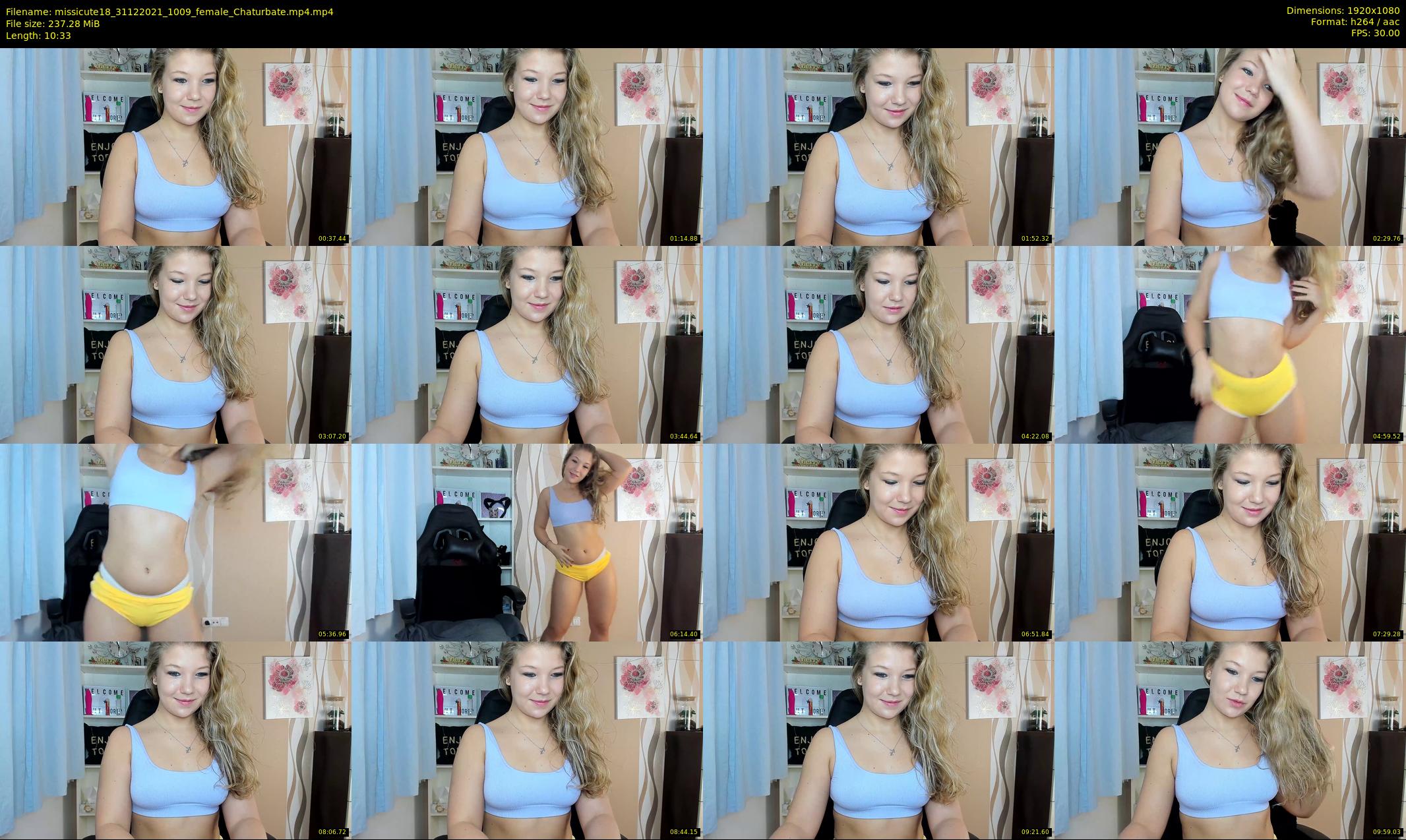 missicute18 — 11 minute Chaturbate female cam show recording, 1080p, Dec 31, 2021